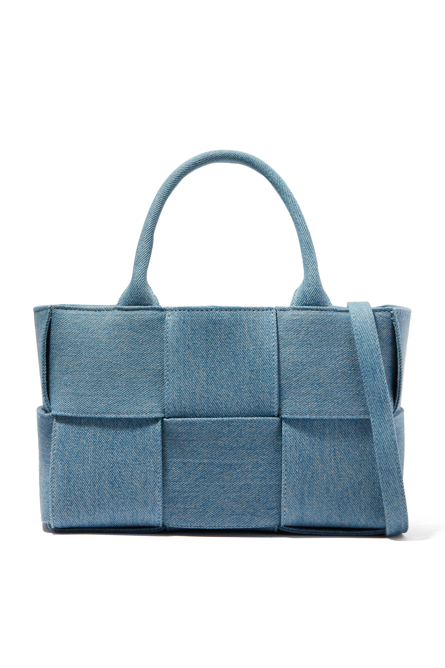 Mini Denim Arco Tote