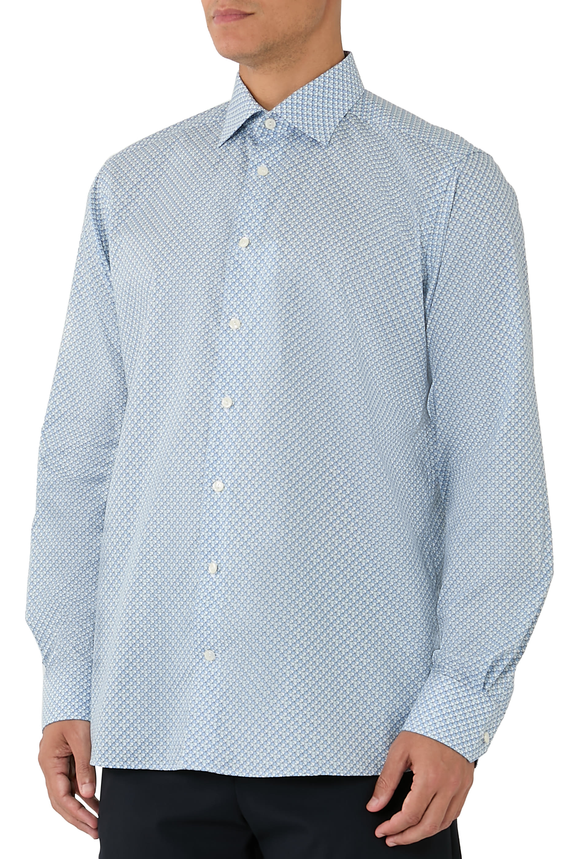 Motif Signature Twill Shirt
