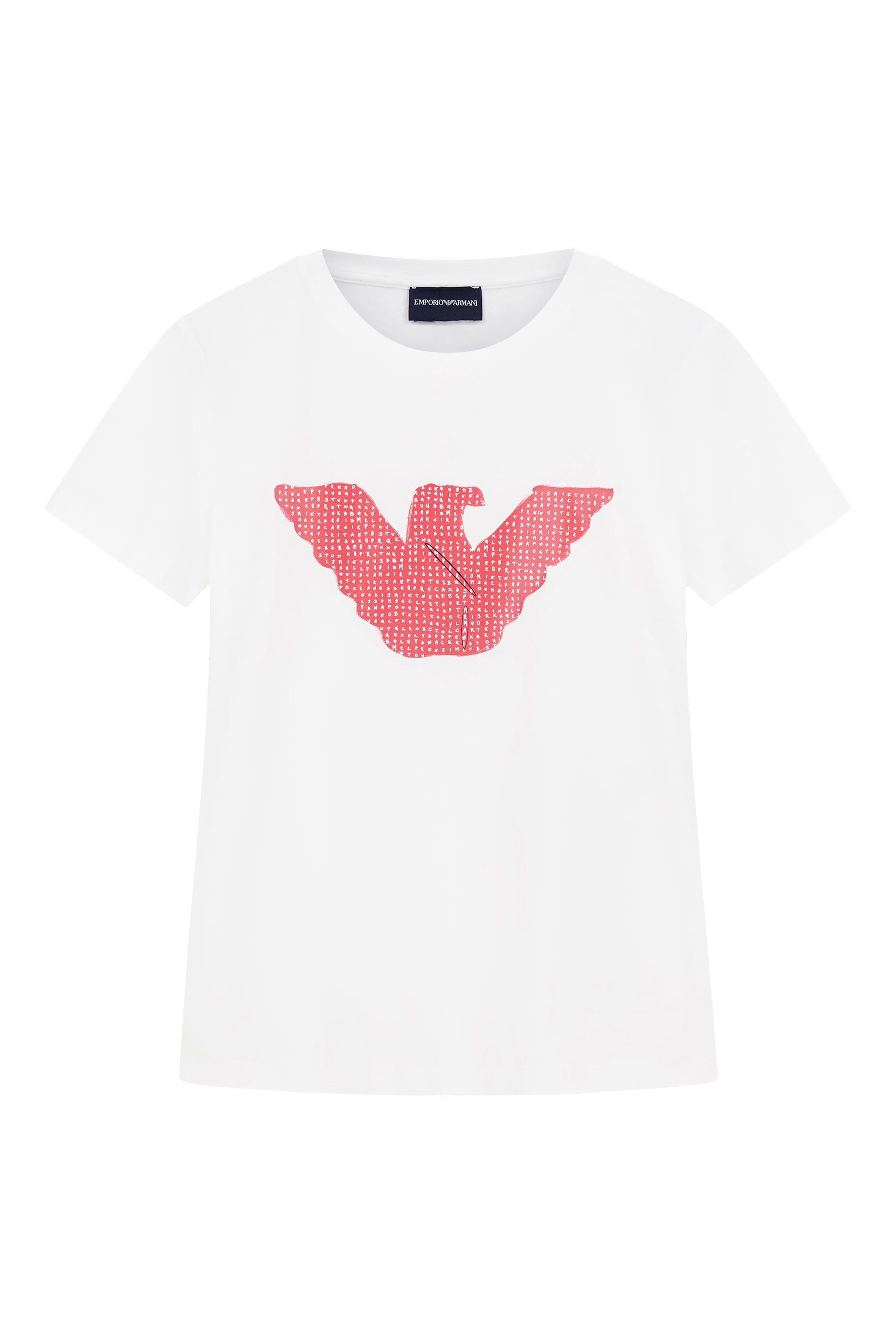 ASV Stretch-Jersey Slim-Fit T-Shirt with Oversized Eagle Pattern