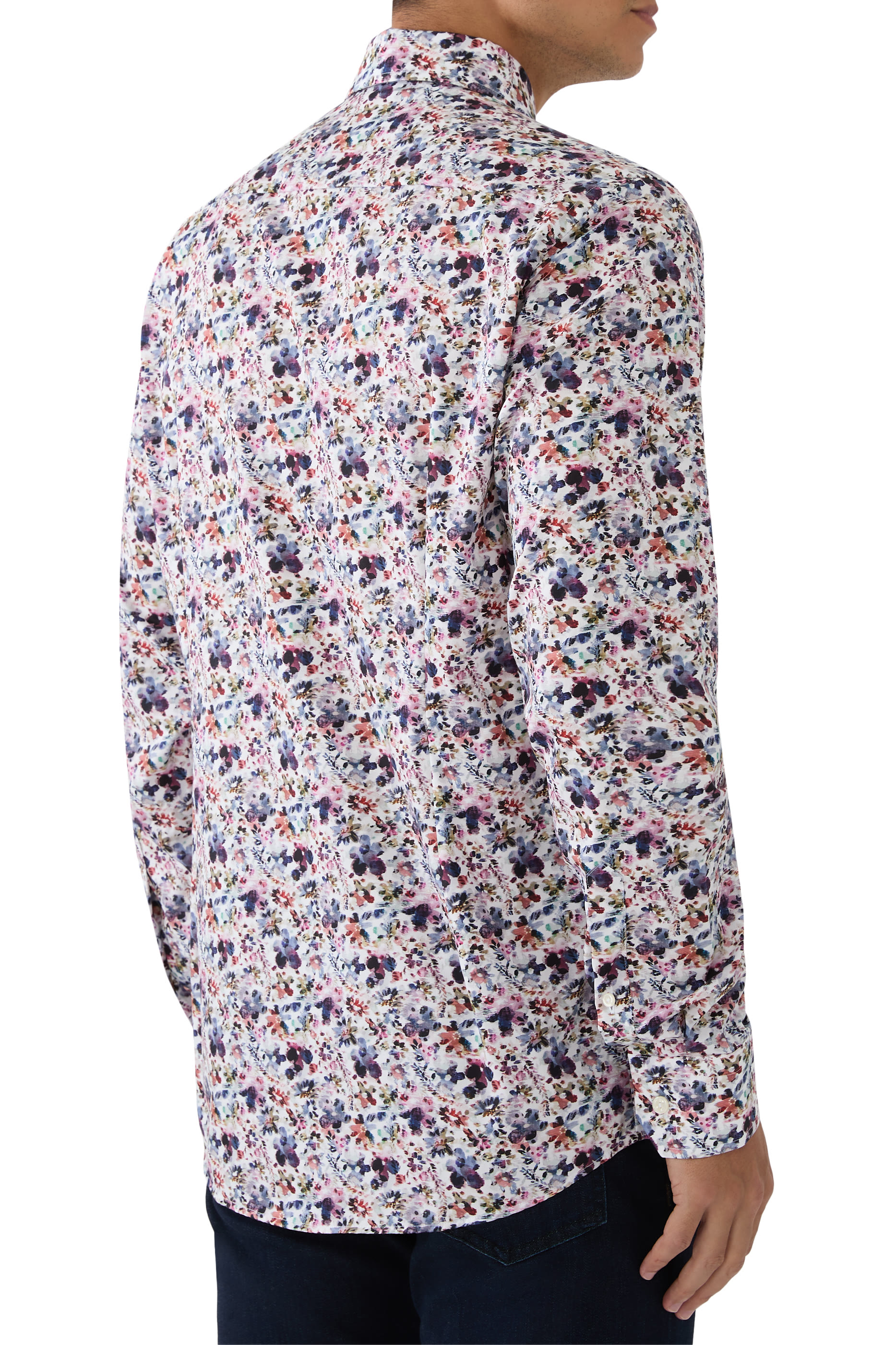 Floral Print Signature Twill Shirt