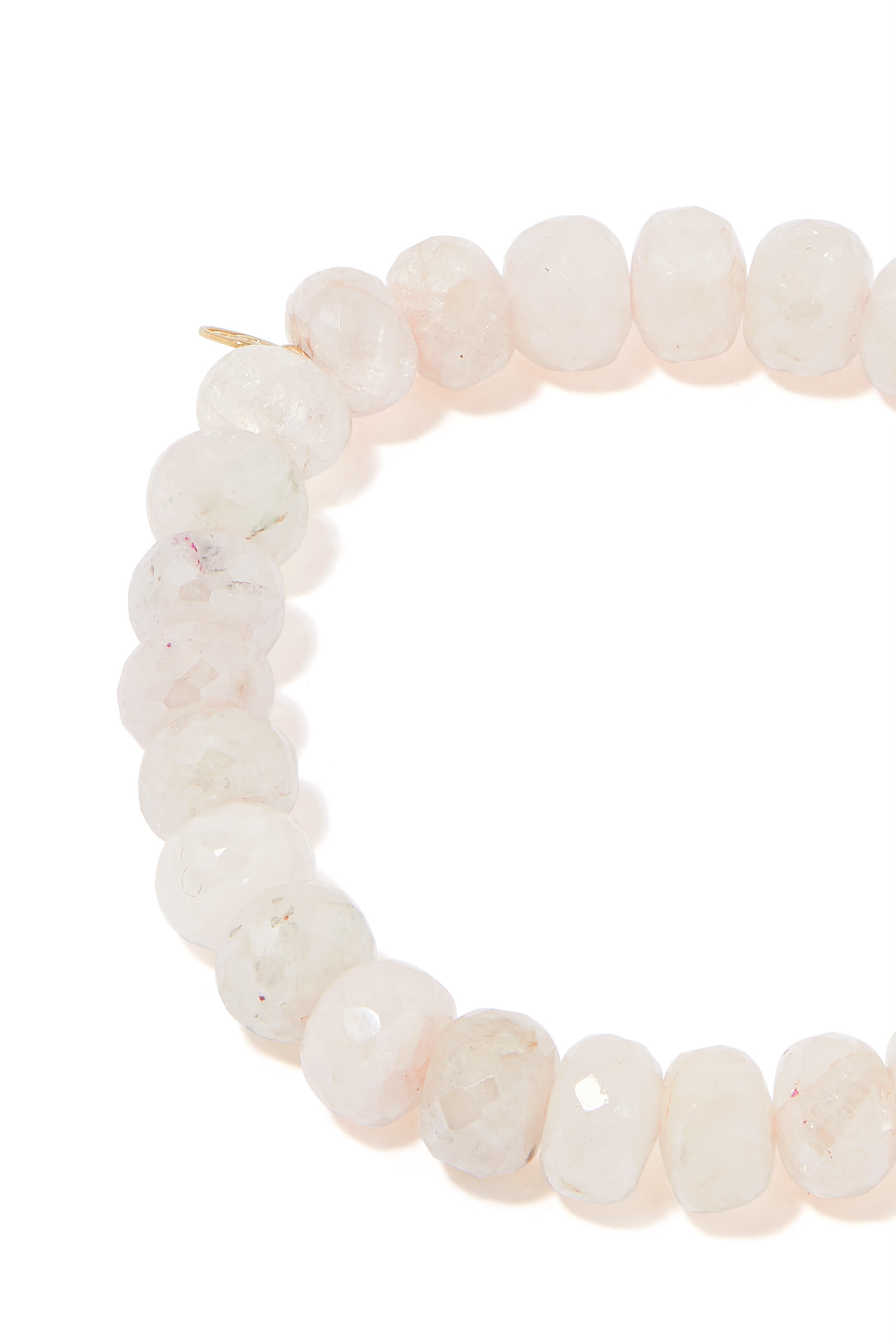 Evil Eye Petal Beaded Bracelet, 14k Yellow Gold with Diamonds & Grapolite