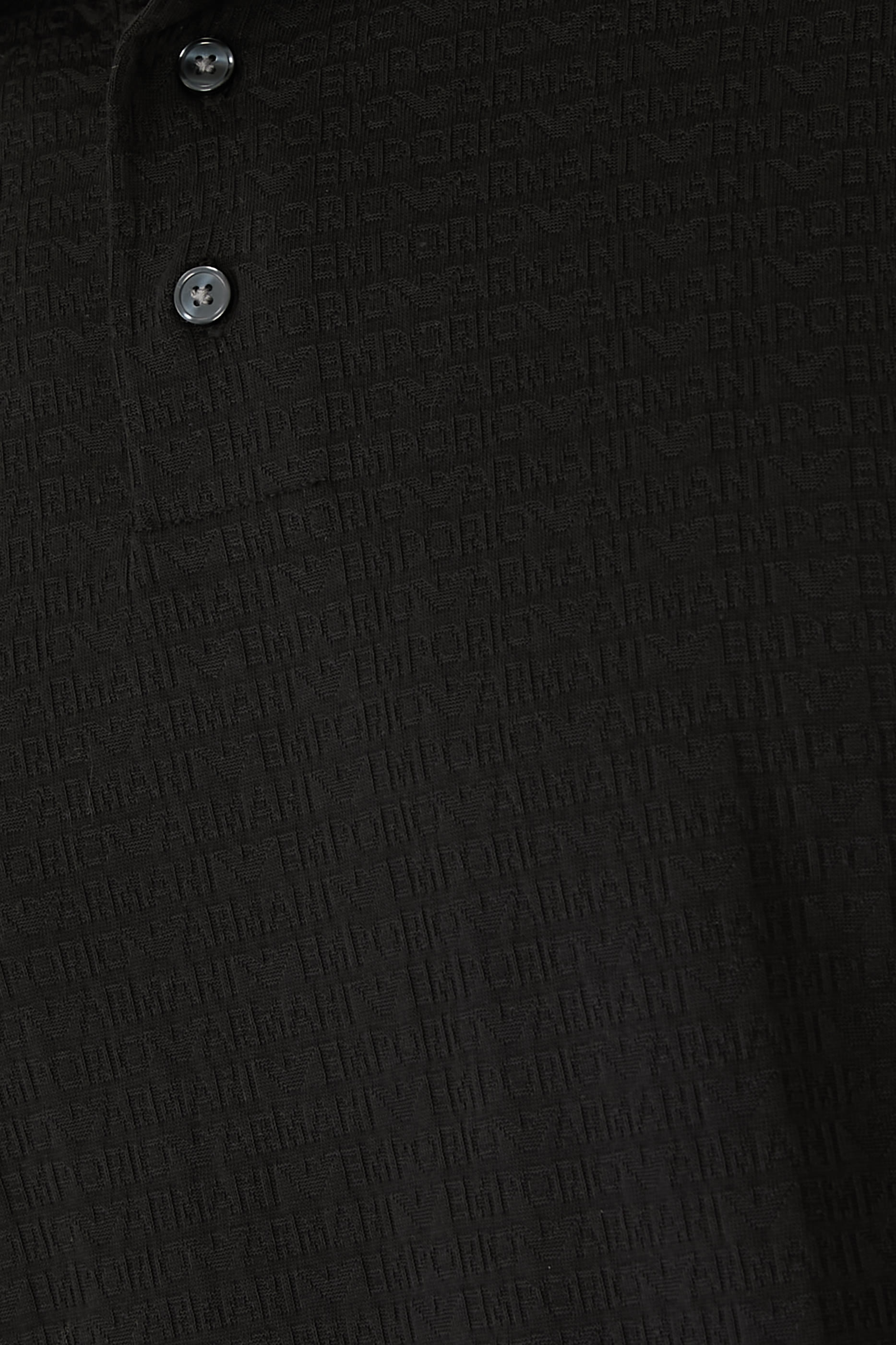 Micro EA Text Logo Polo Shirt