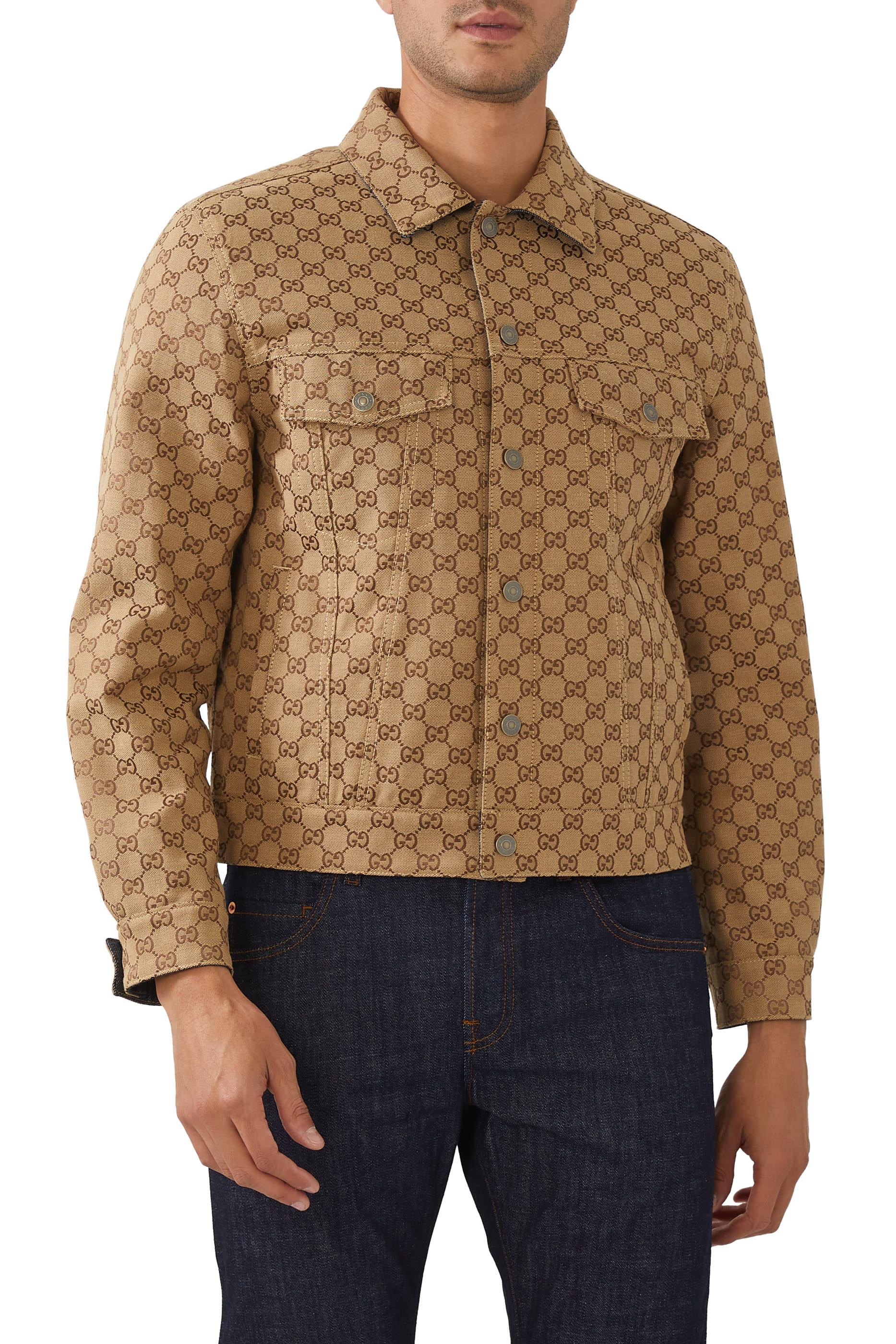 GG Reversible Denim Jacket