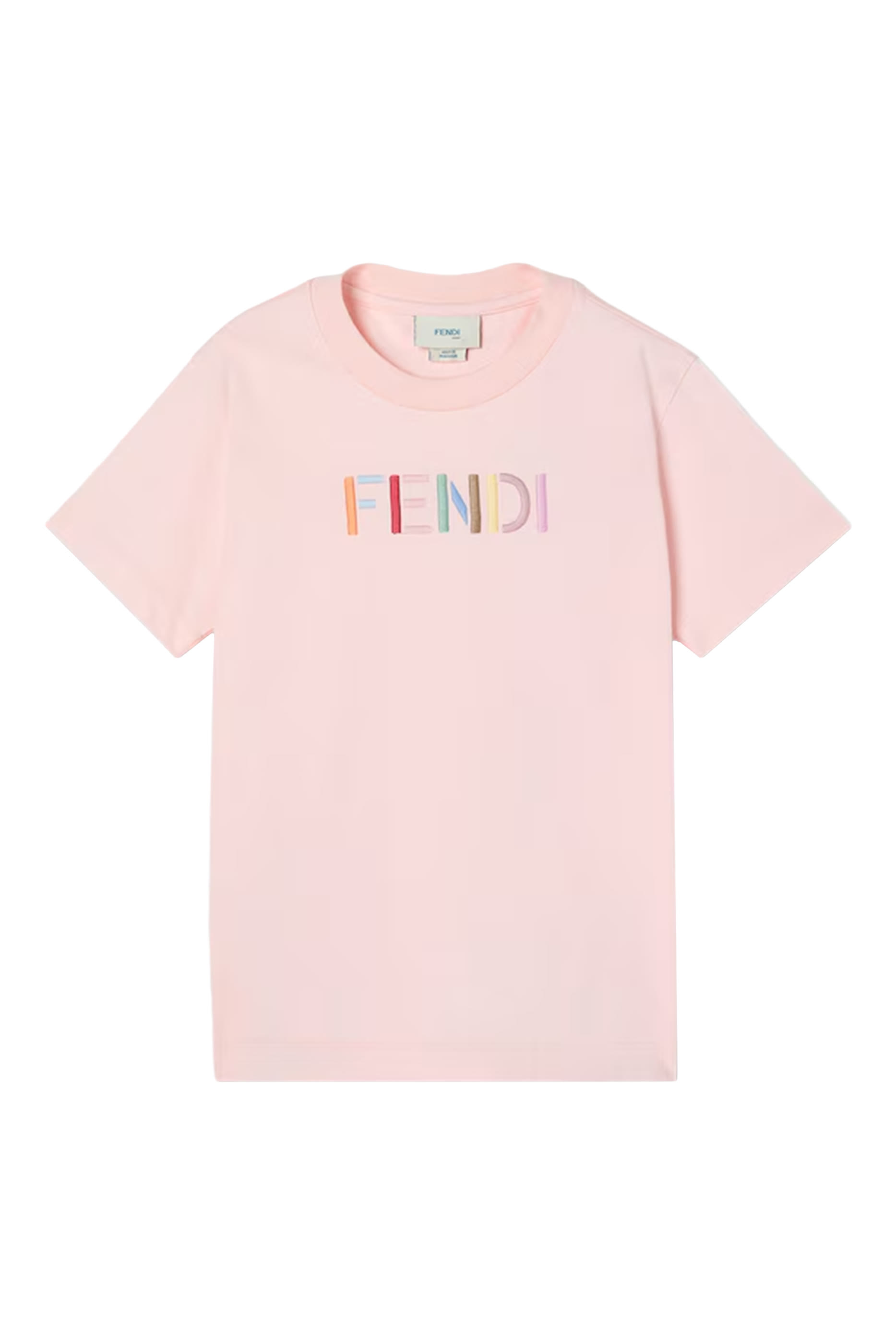 Kids Cotton T-Shirt with Multicolor Embroidery 