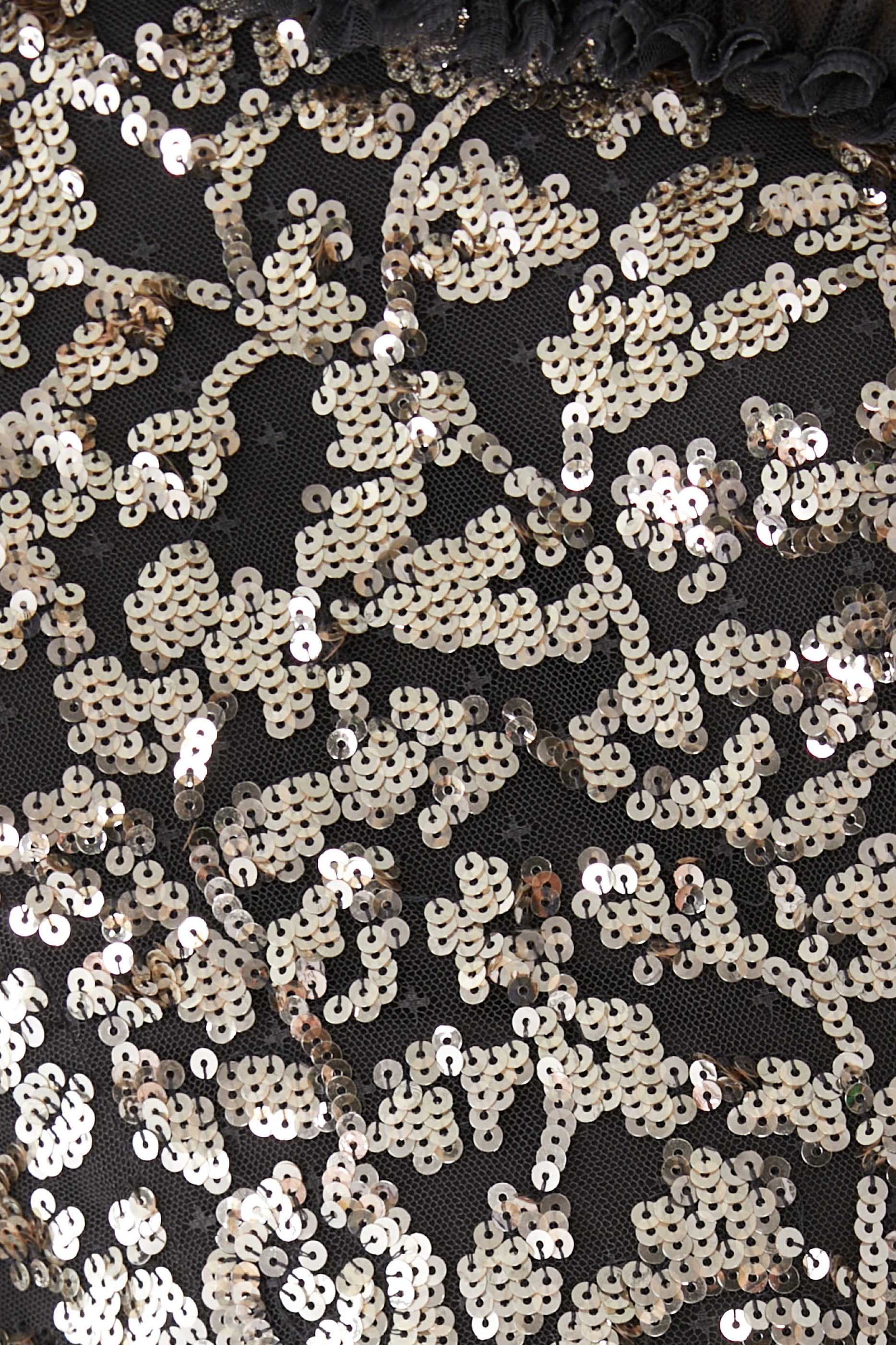 Falling Leaves One-Shoulder Ankle Gown