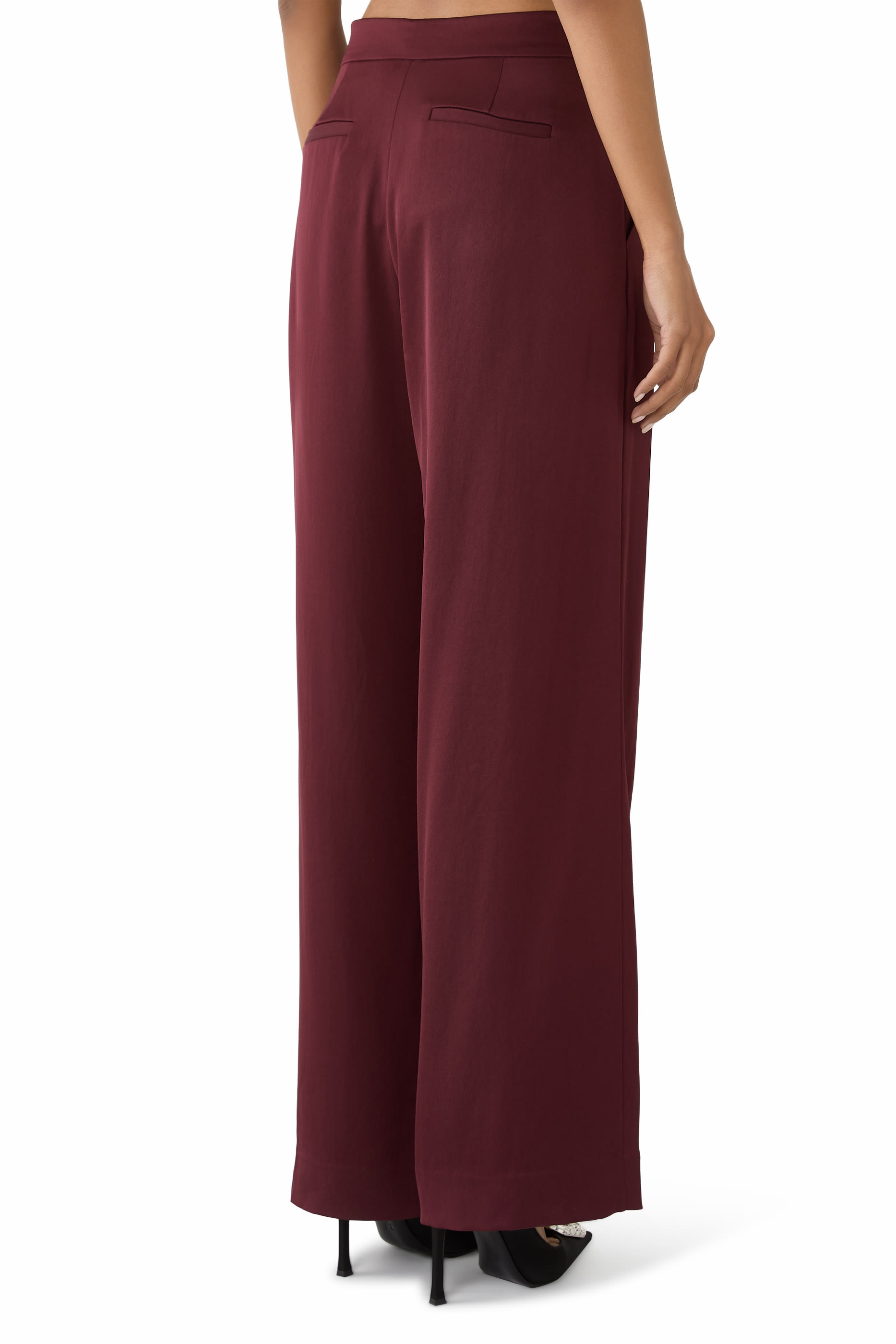 Kyra Satin Wide Leg Pant 