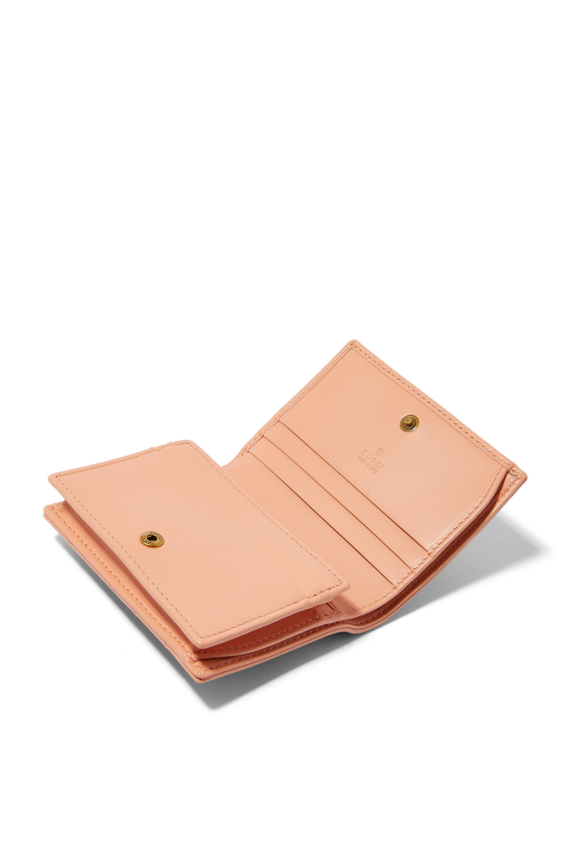 GG Marmont Matelass&eacute; Card Case Wallet