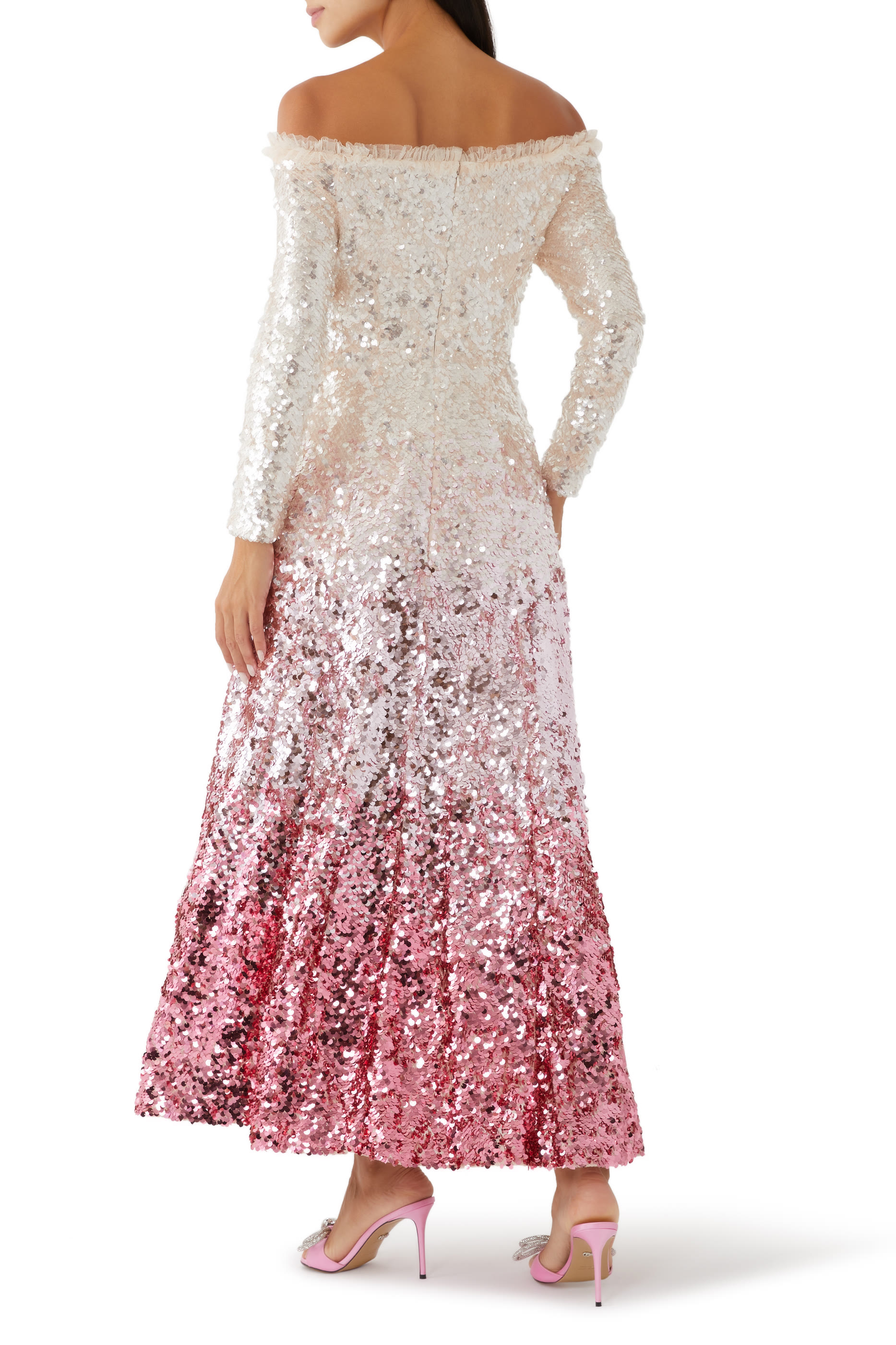 Hallie Ombre Ankle Gown