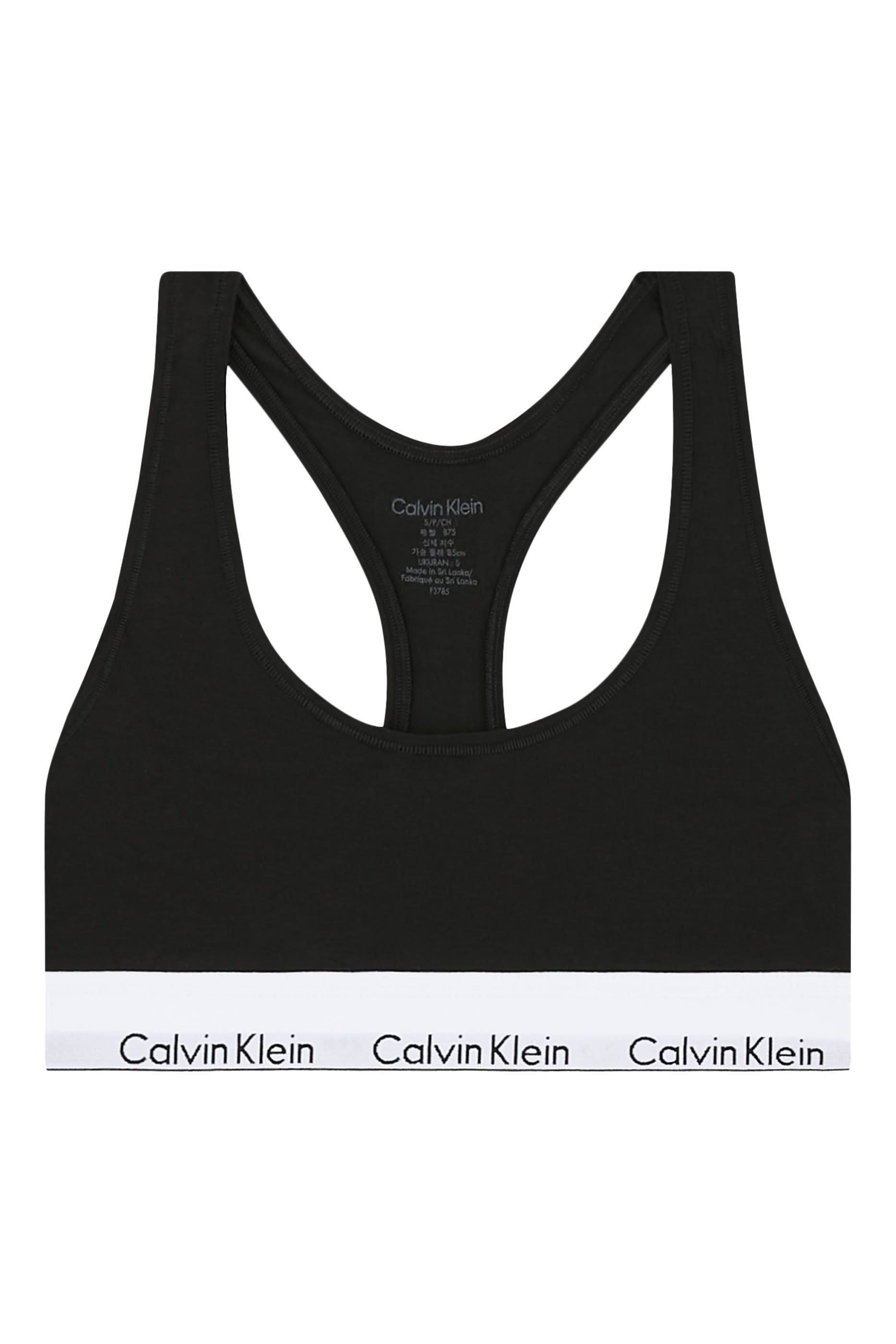 Logo Modern Cotton Unlined Bralette