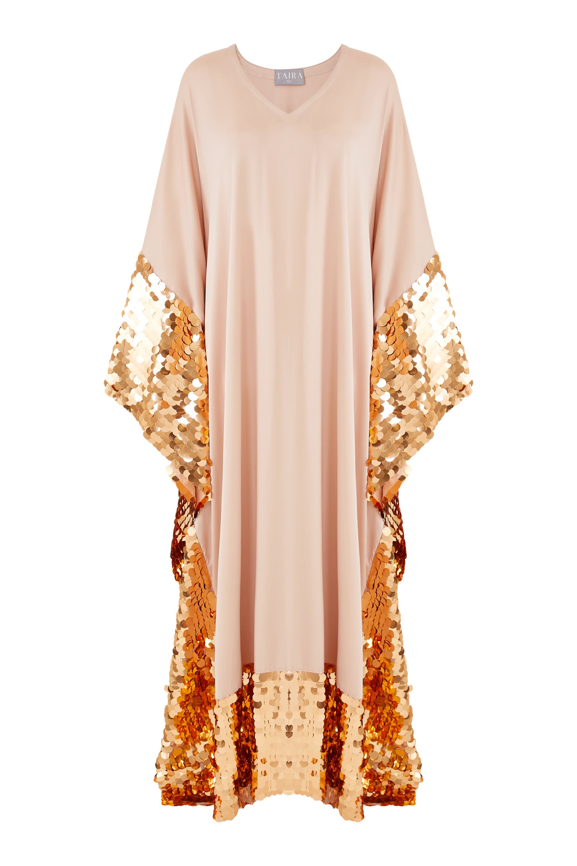 Dreamy Sequin Trim Kaftan