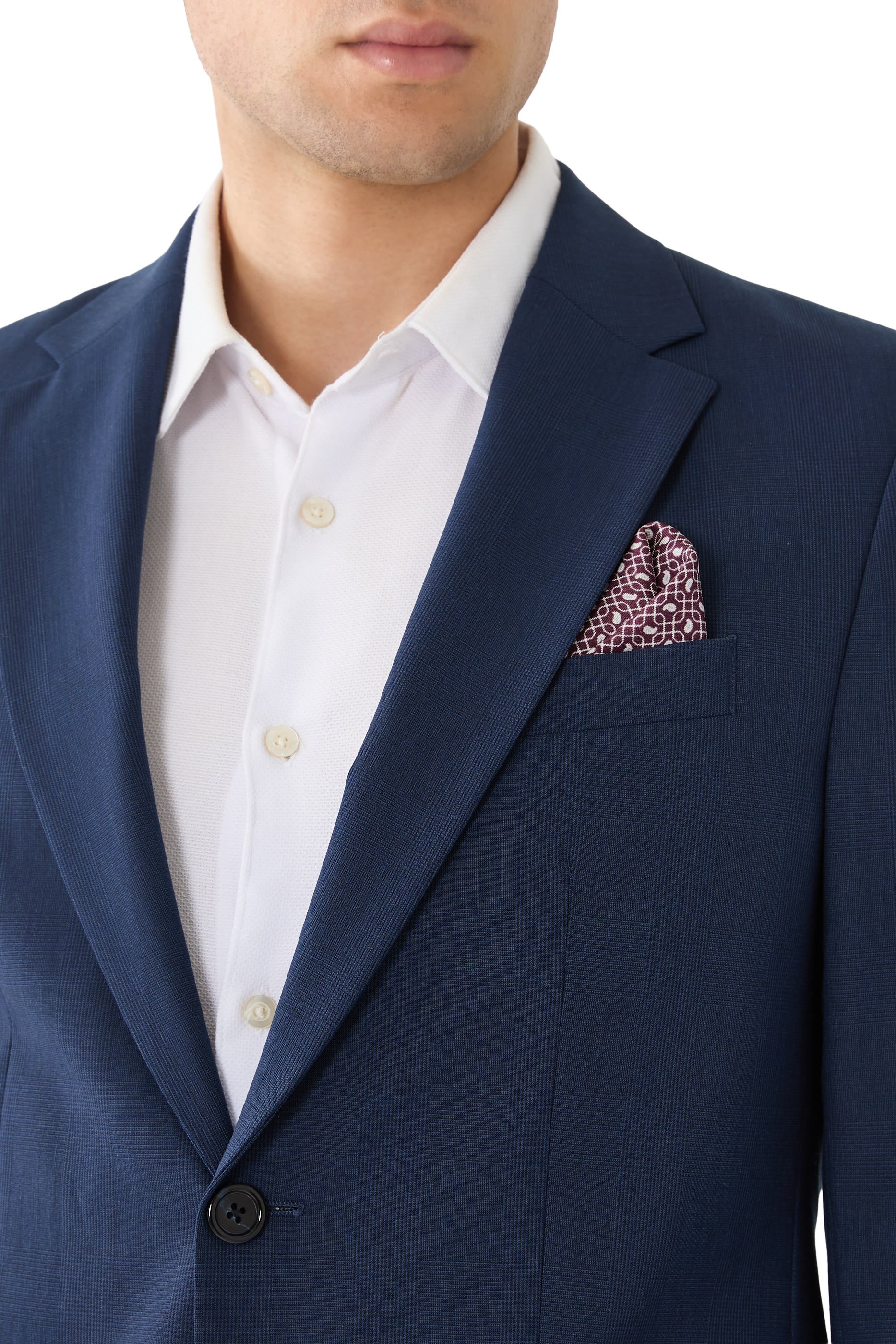 Motif Silk Paisley Pocket Square
