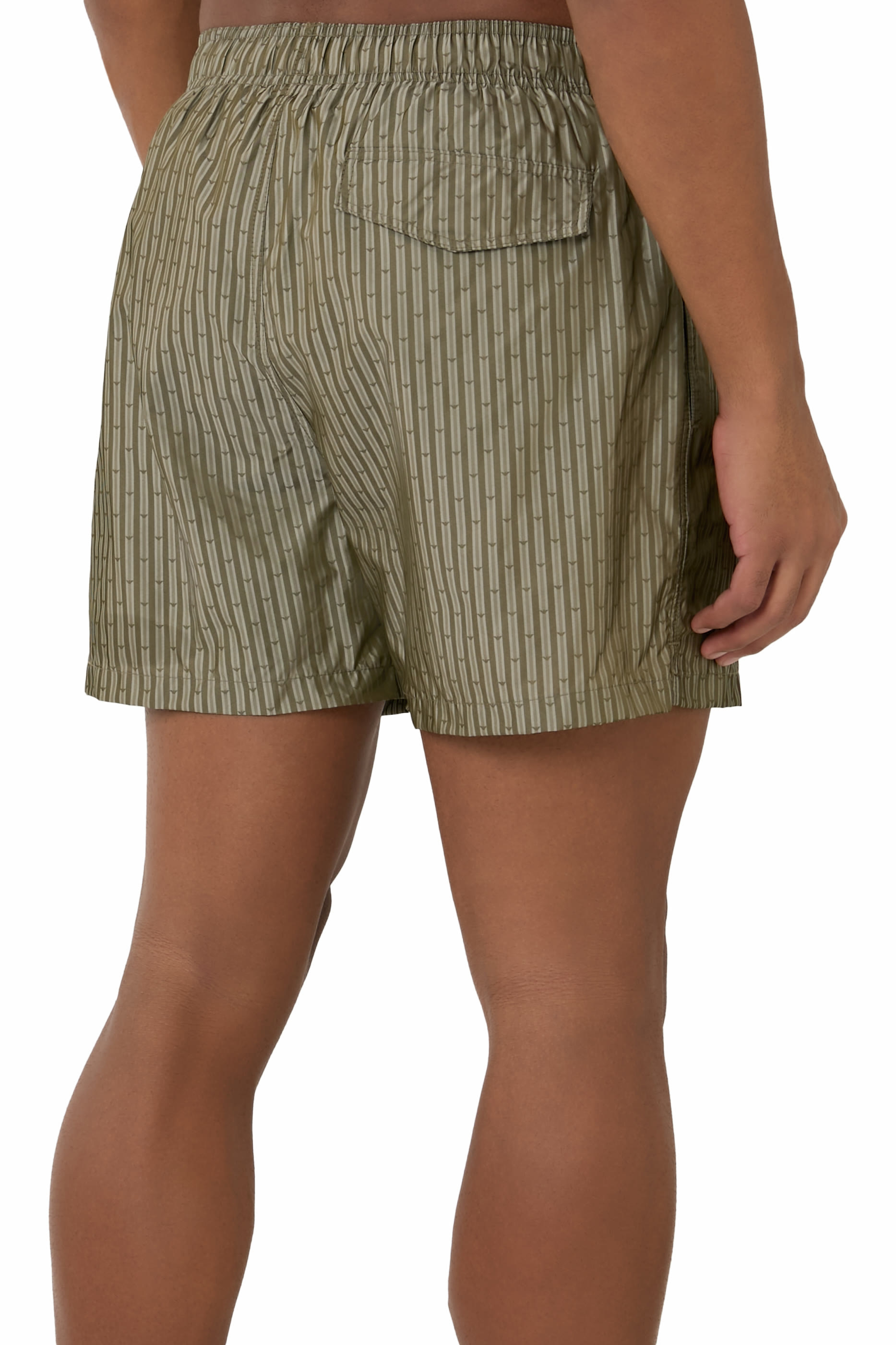 All-Over Jacquard Logo Swim Shorts