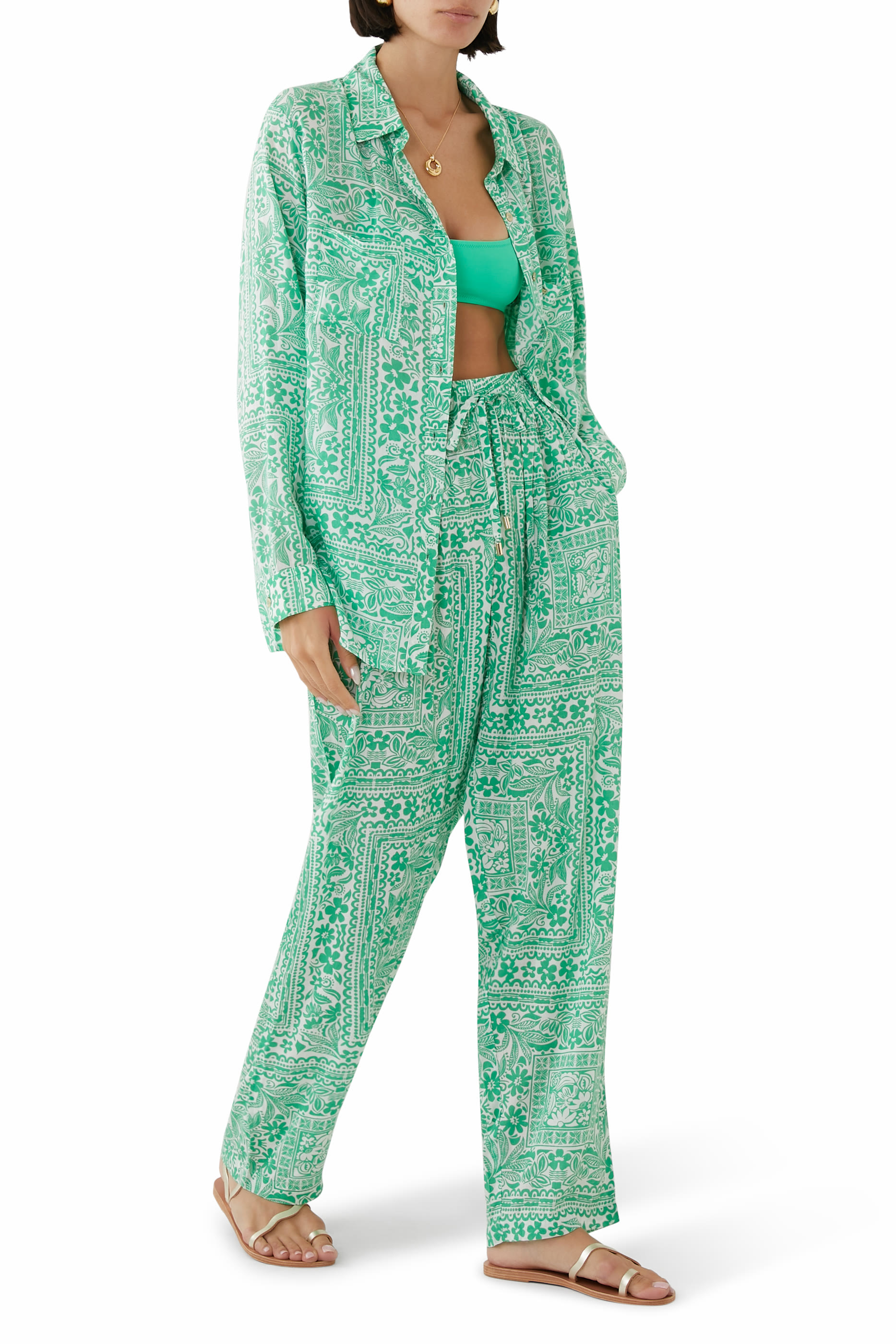 Millie Lime Links Shirt