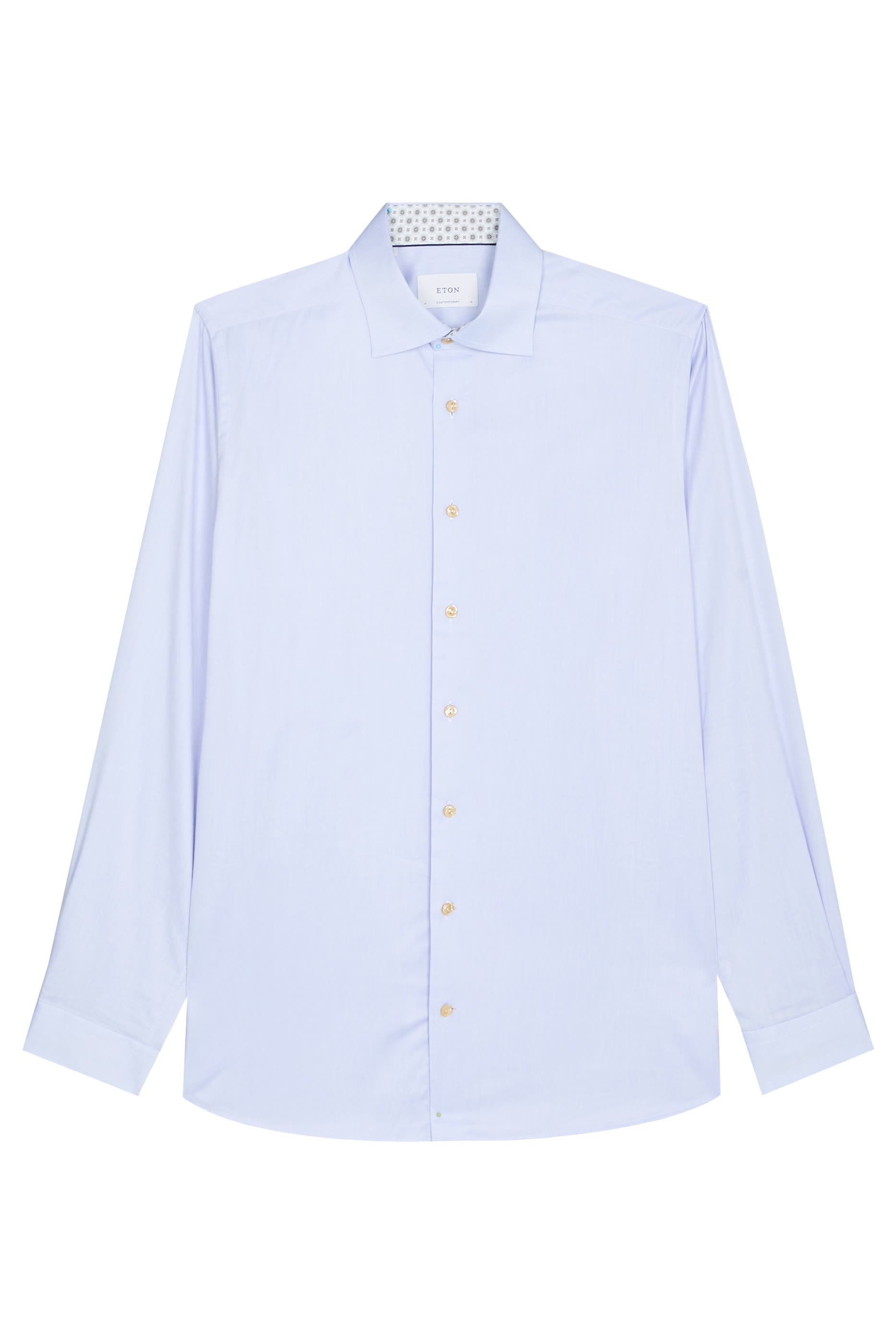 Geometric Effect Signature Twill Shirt