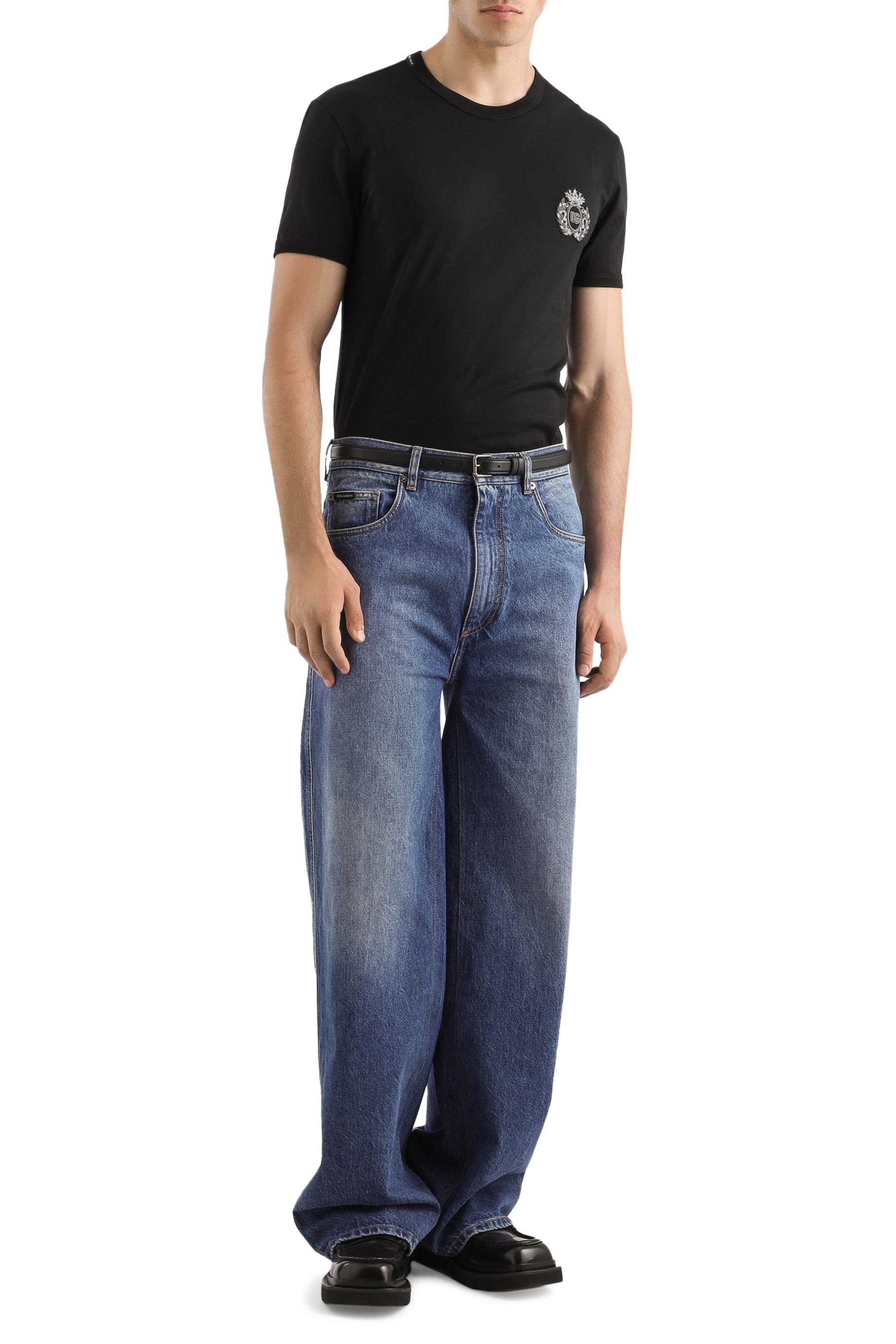 Heraldic Patch Cotton T-Shirt