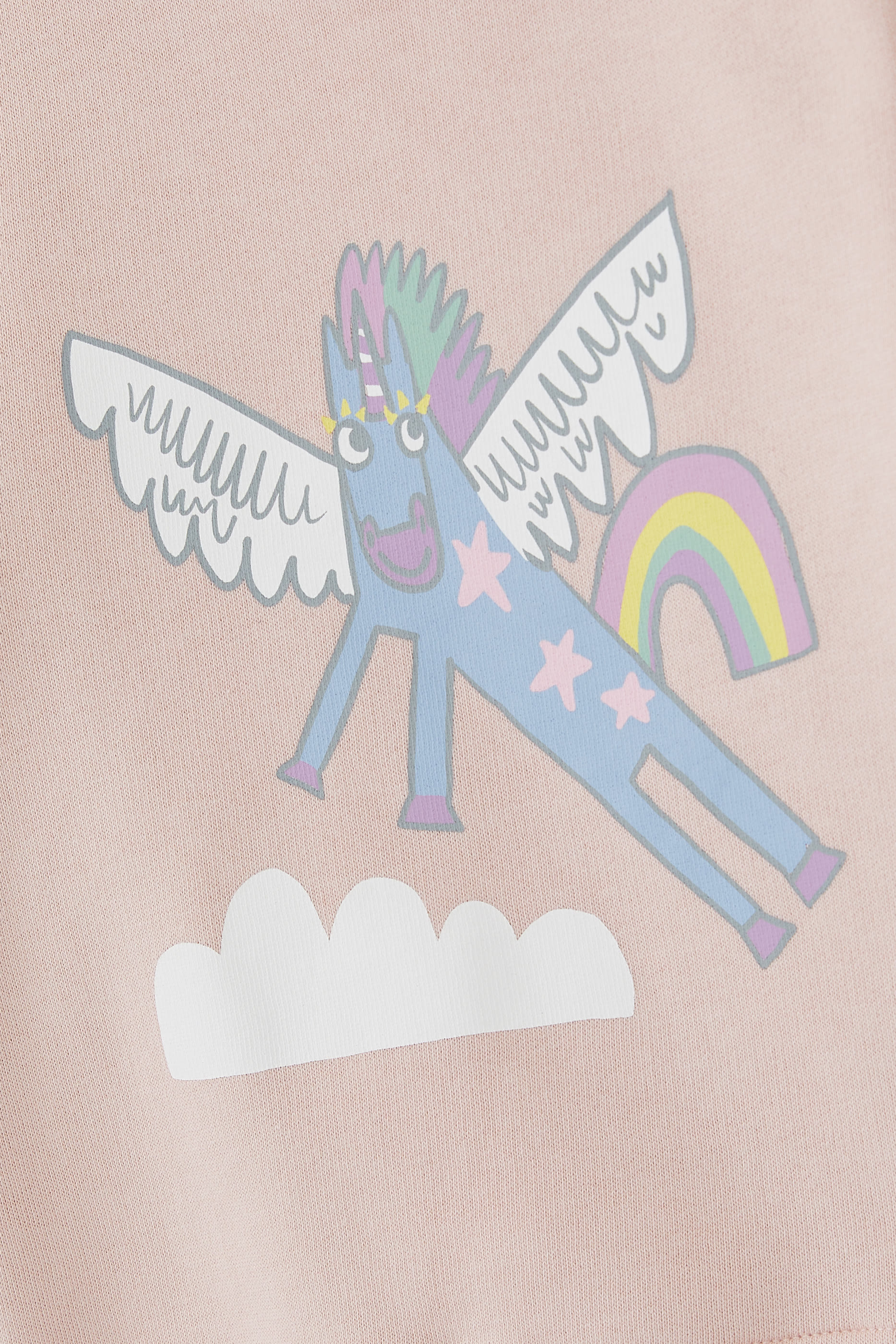 Kids Cotton Unicorn Print Sweatshirt