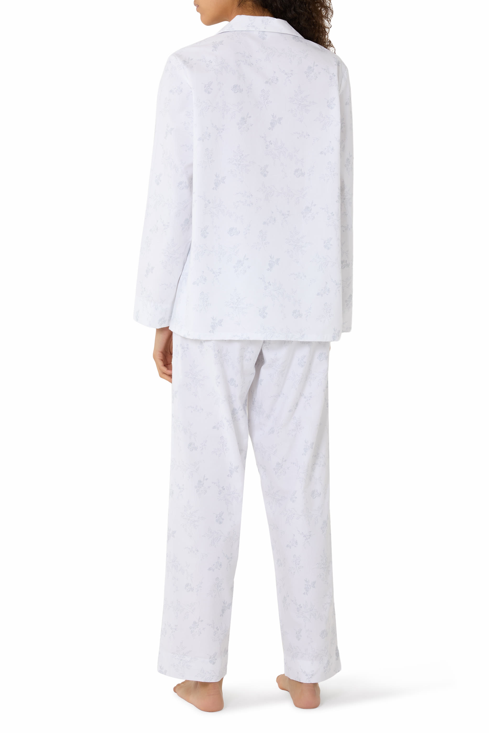 Cotton Floral Classic Pajama Set