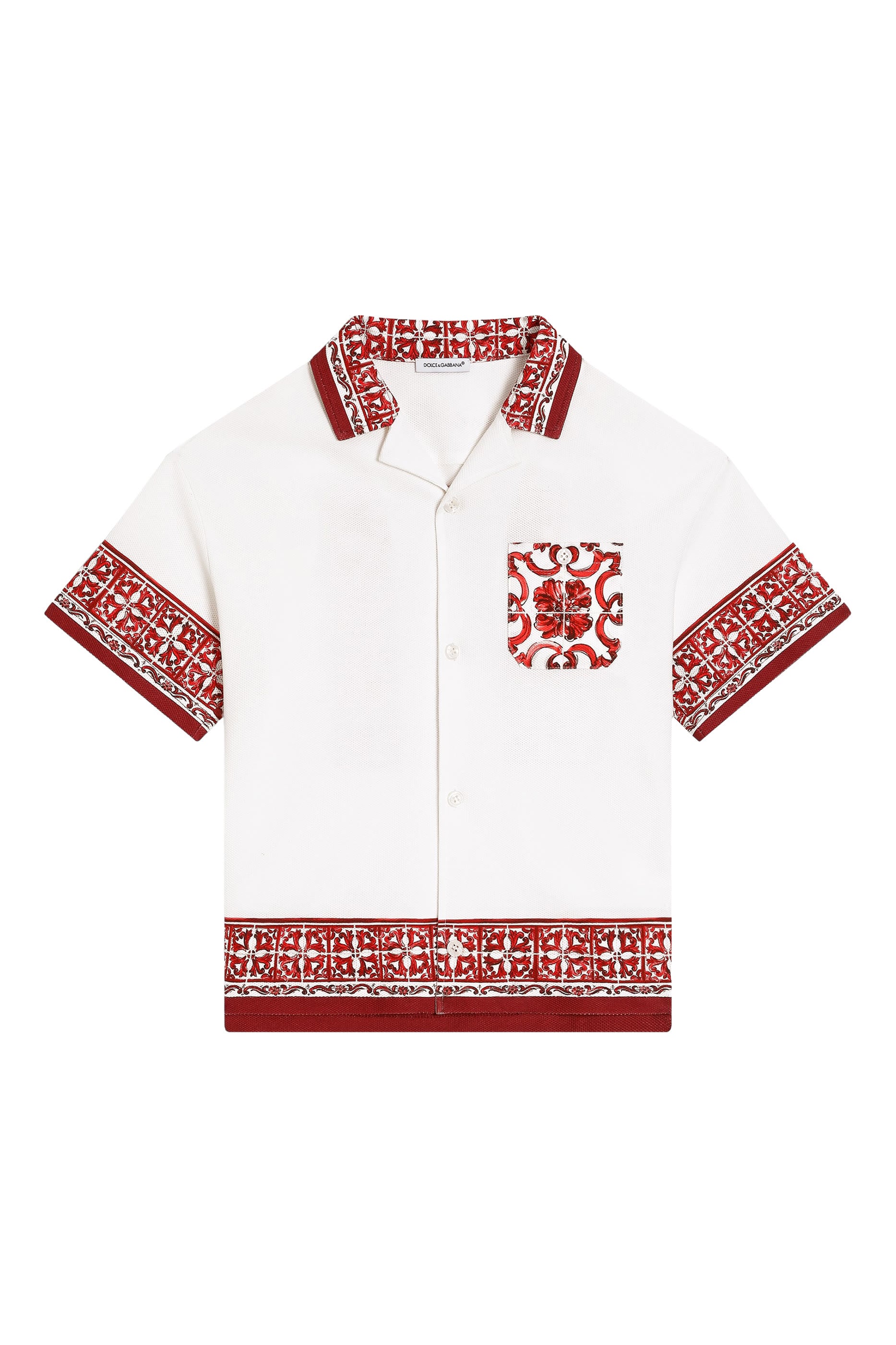Kids Majolica-Print Shirt
