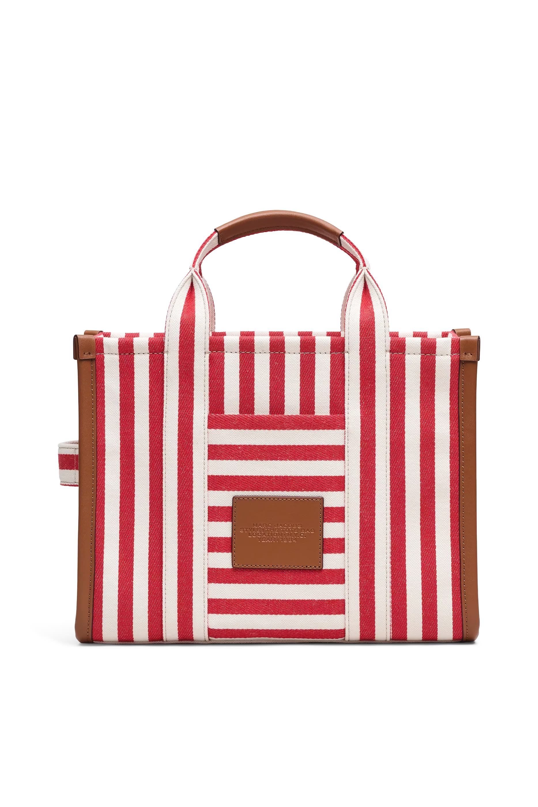 Stripe Canvas Medium Tote Bag
