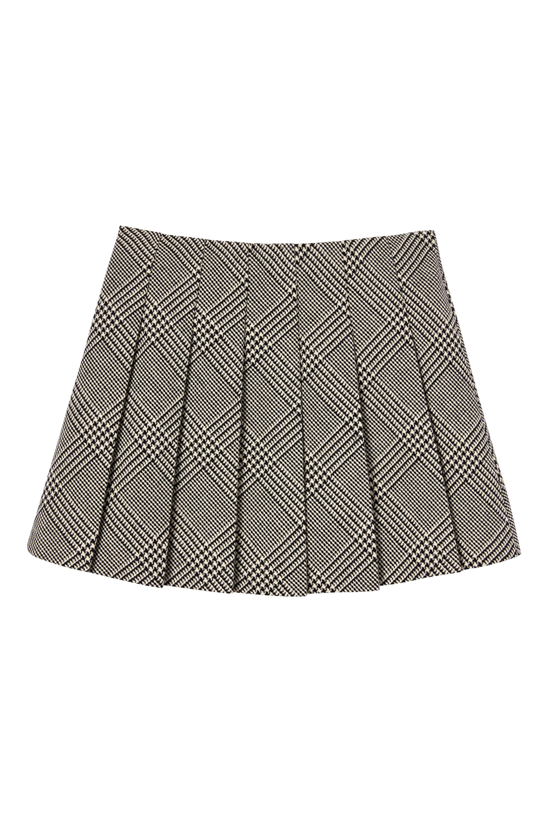 Kids Check Pleated Skirt 