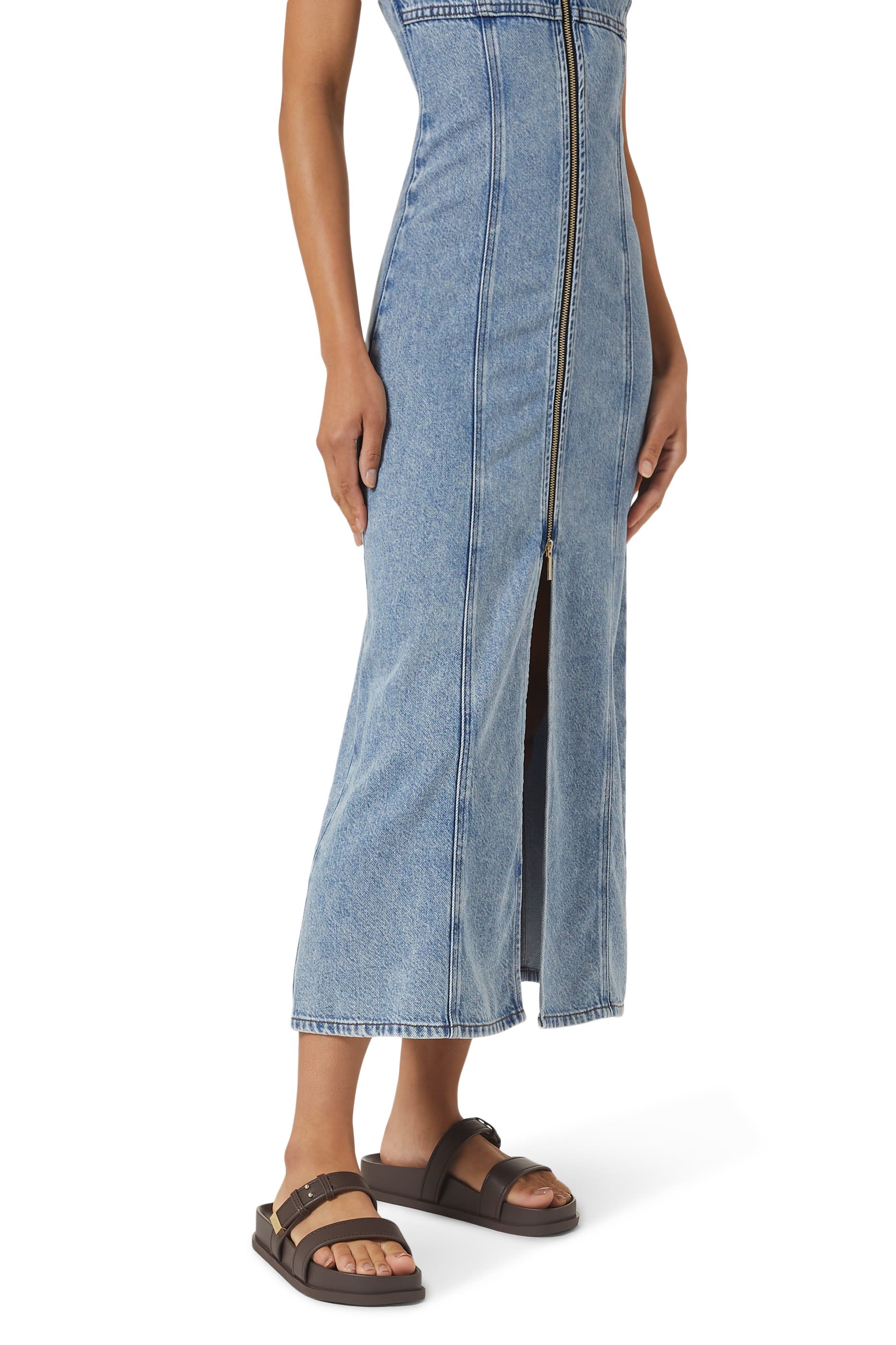 Febe AX Logo Flat Sandals