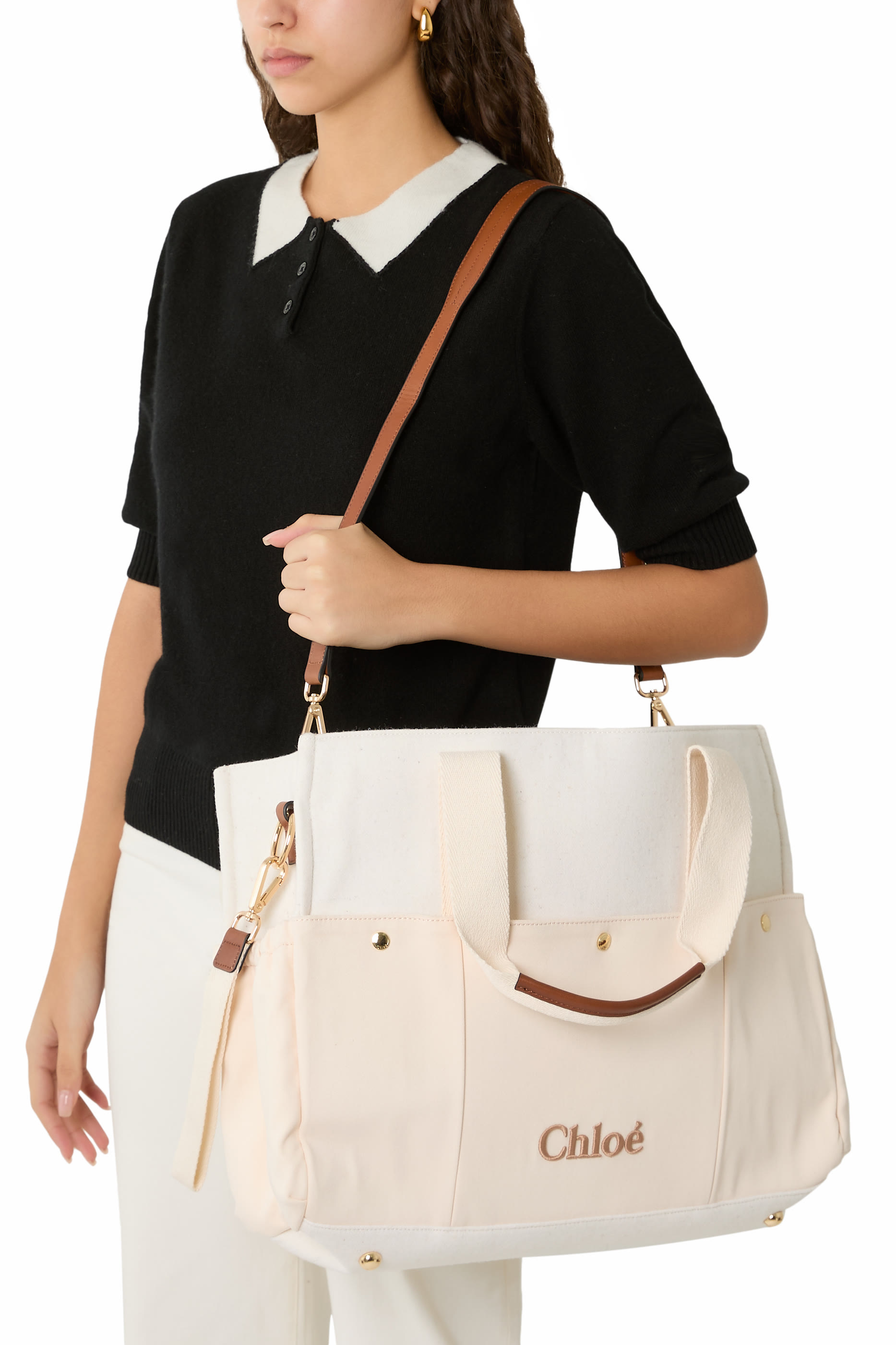 Kids Logo-Embroidered Changing Bag