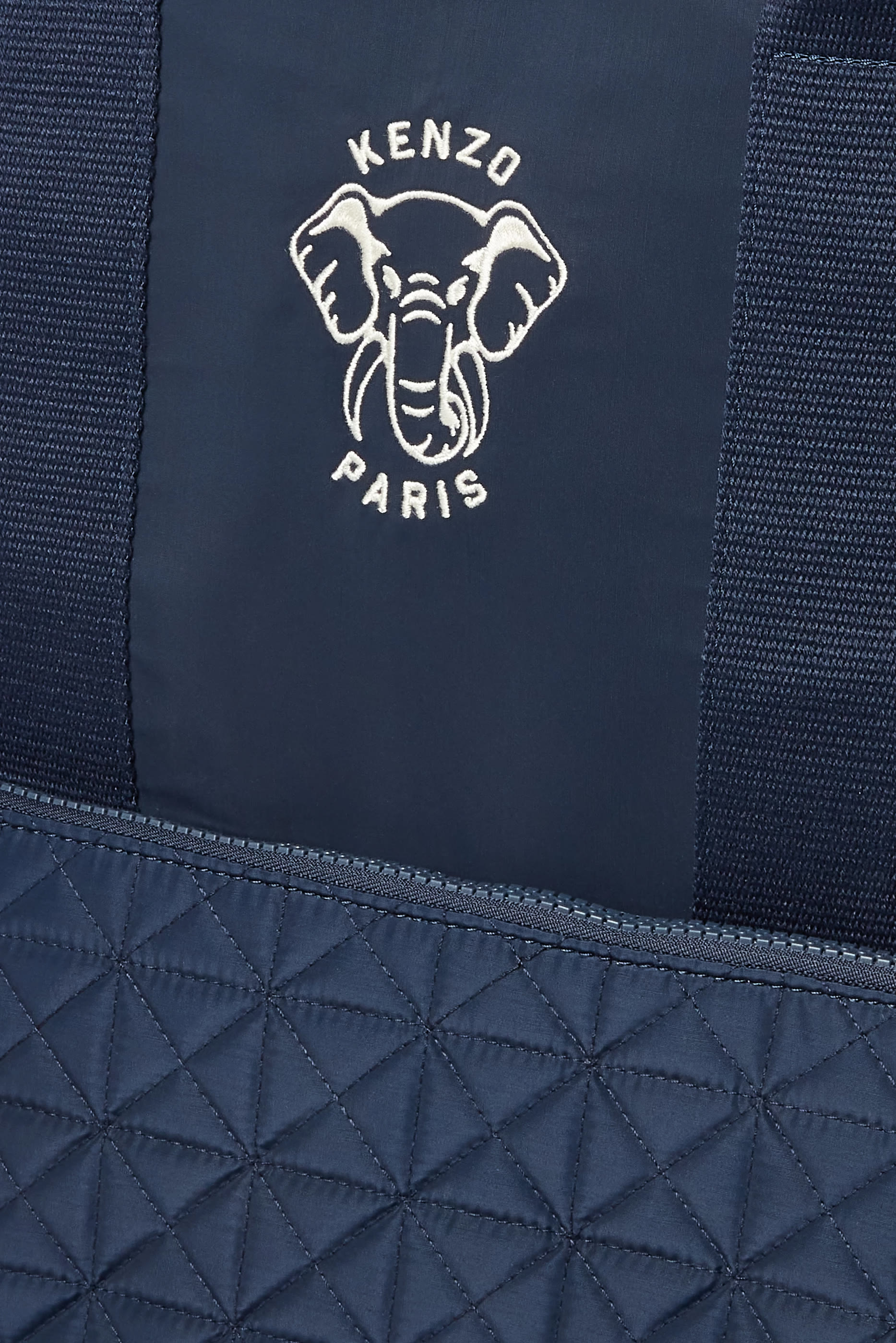 Kids Elephant-Embroidered Diaper Bag