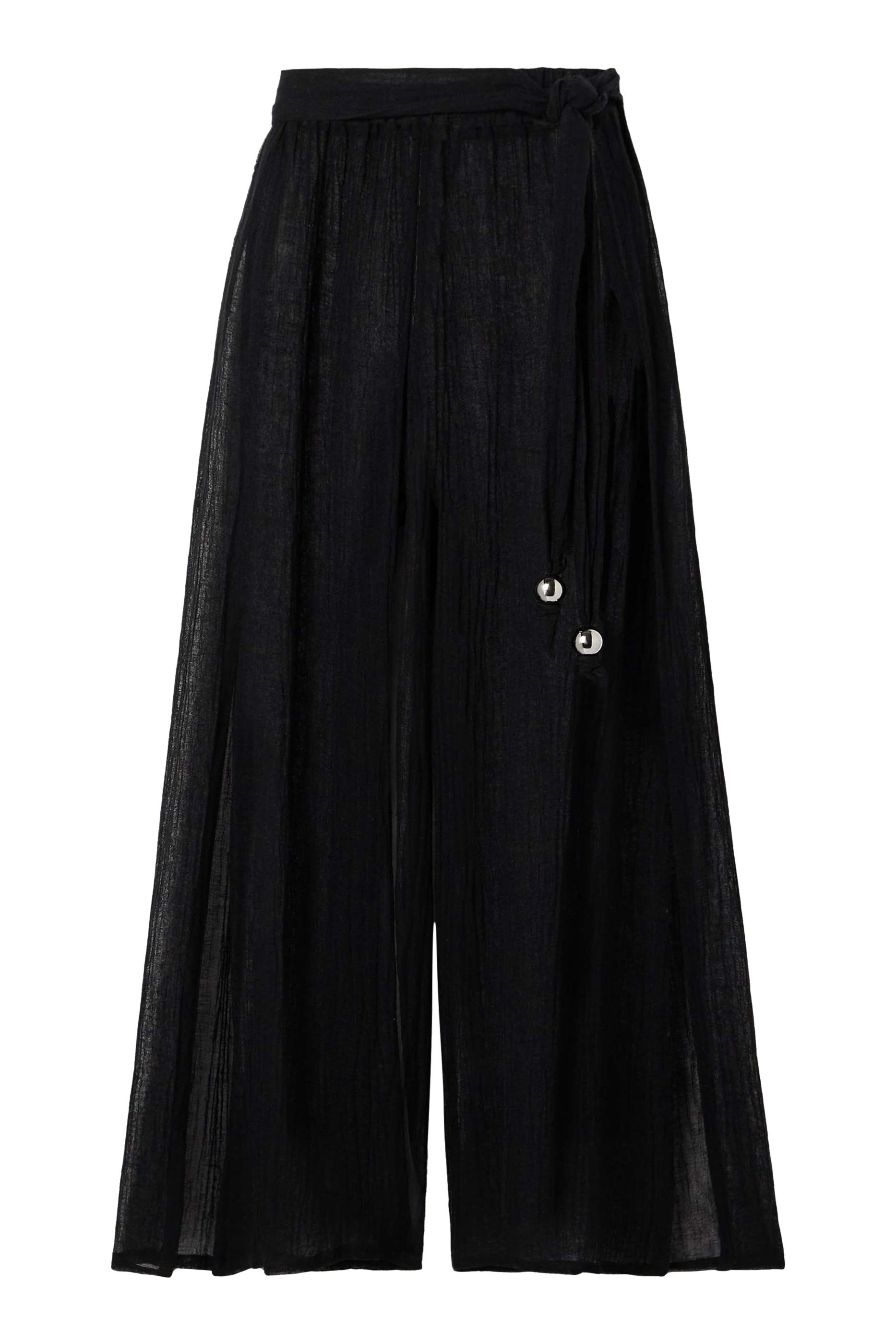 Wide Leg Open-Side Pants
