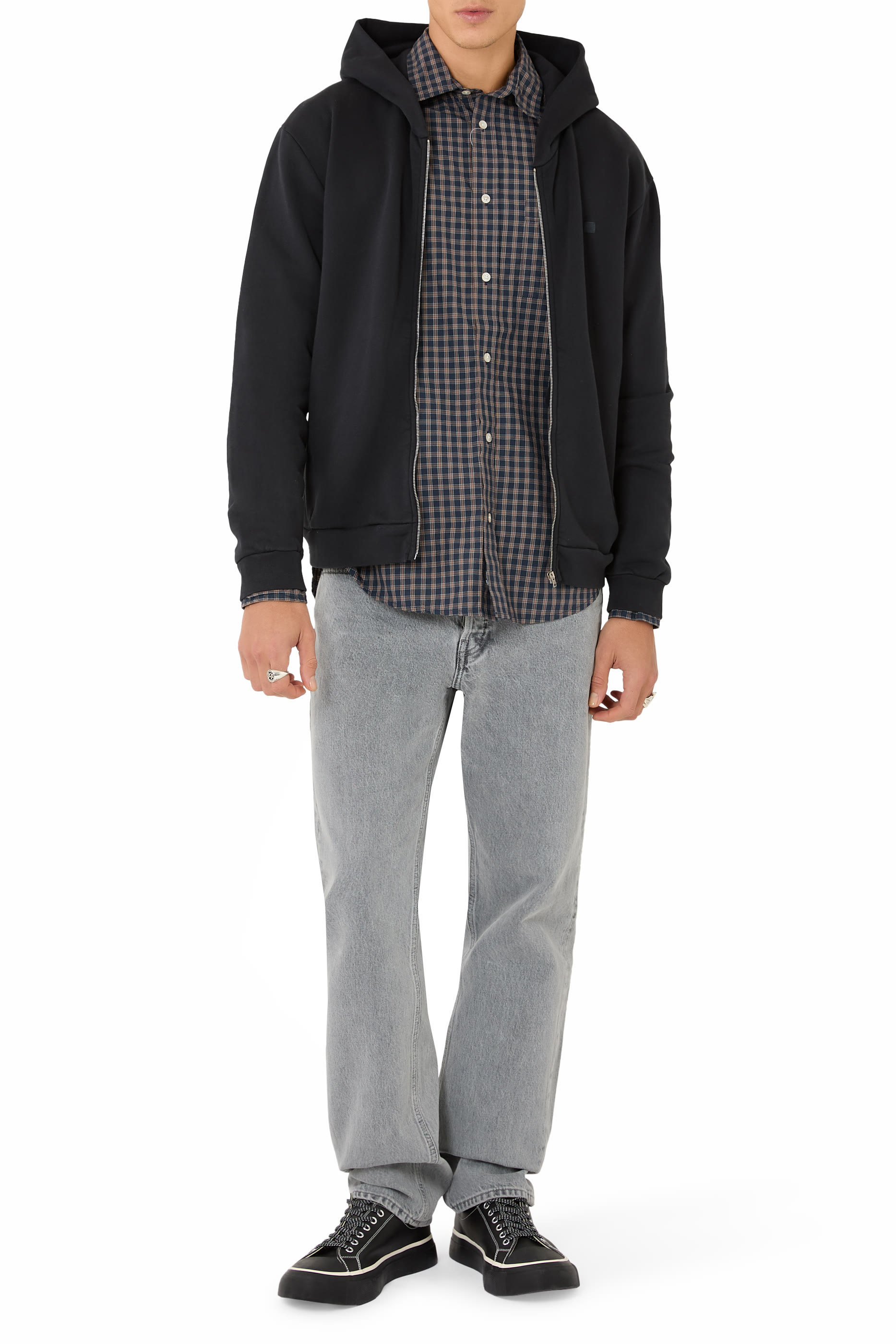 Hooded Zipper Sweater