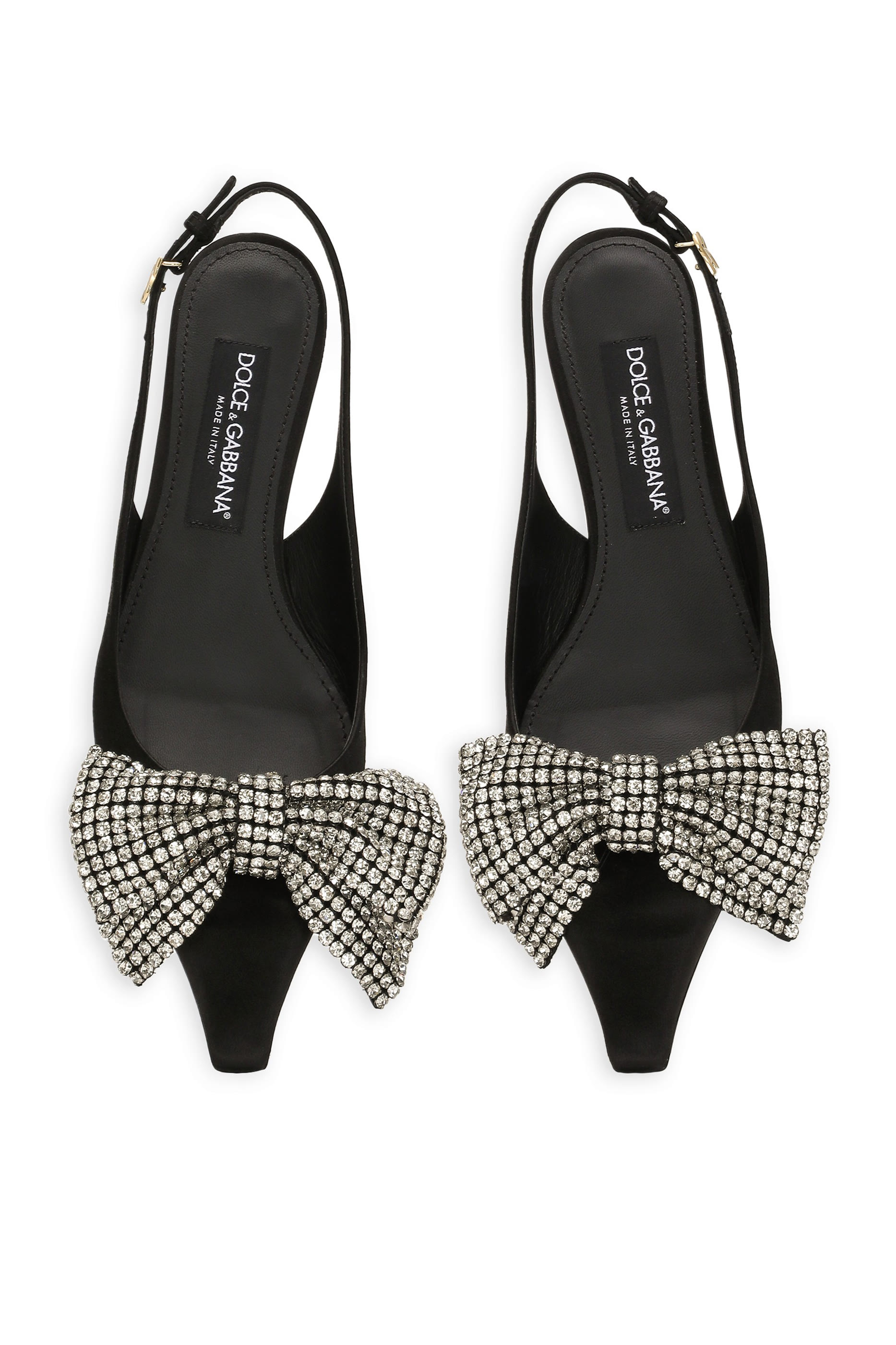 Satin Slingback 30 Pumps