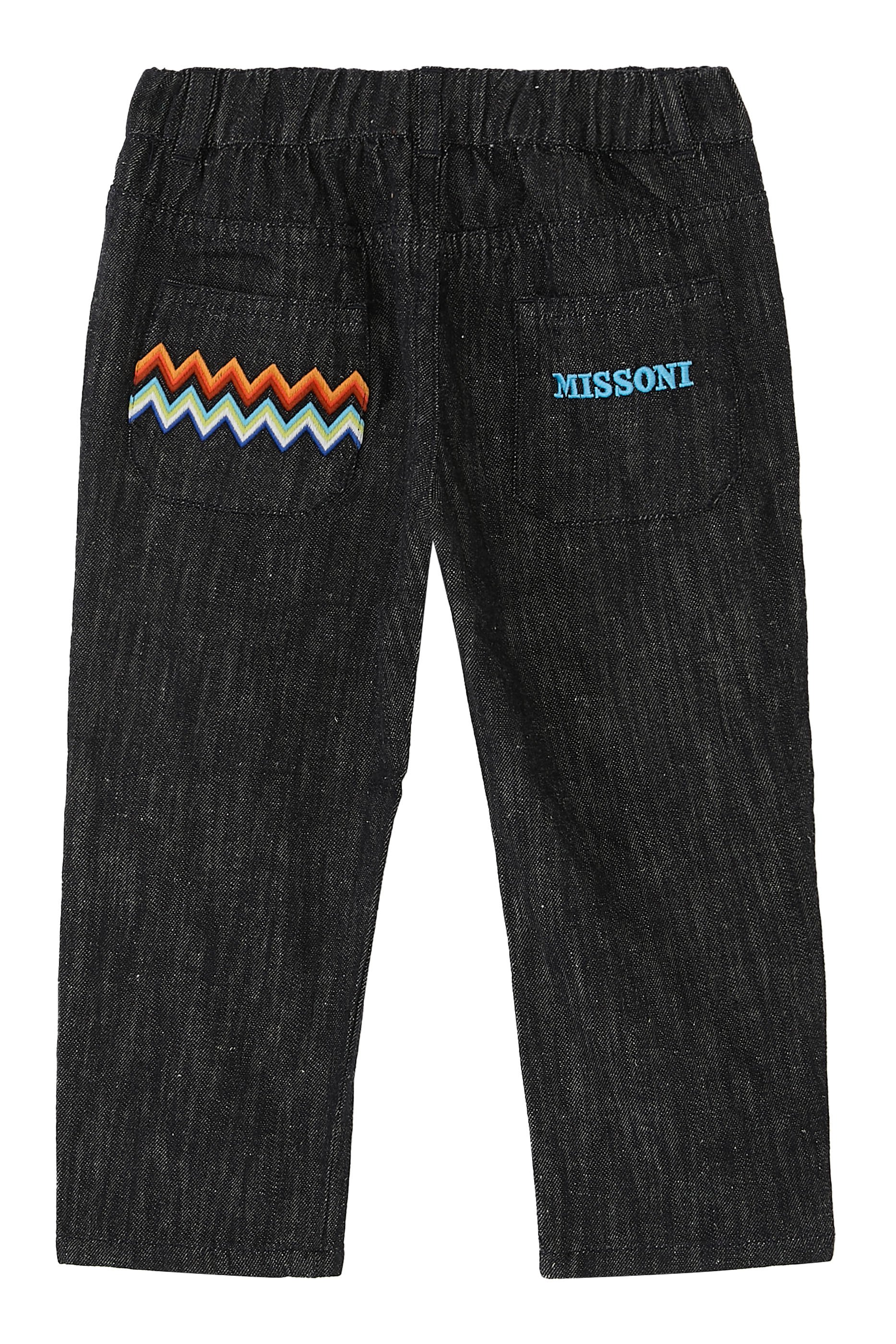 Kids Logo-Embroidered Pants 
