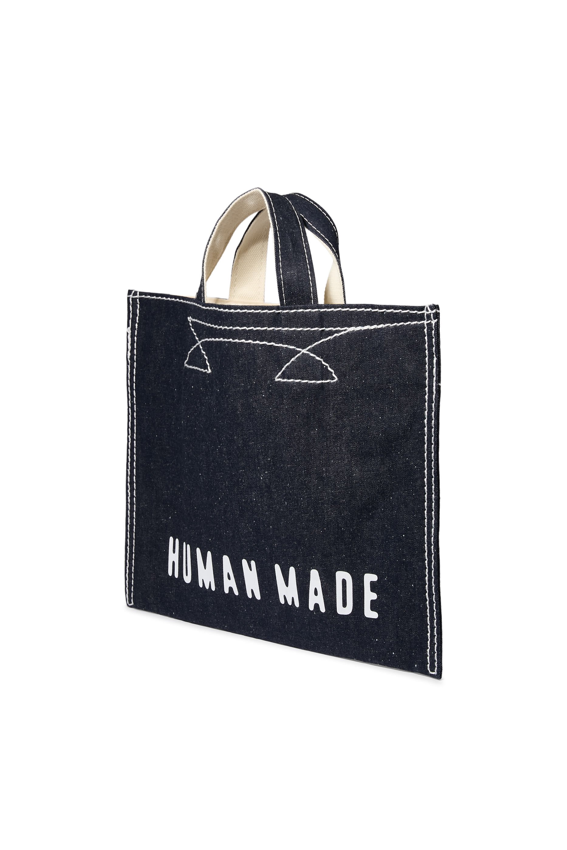Logo Denim Tote Bag