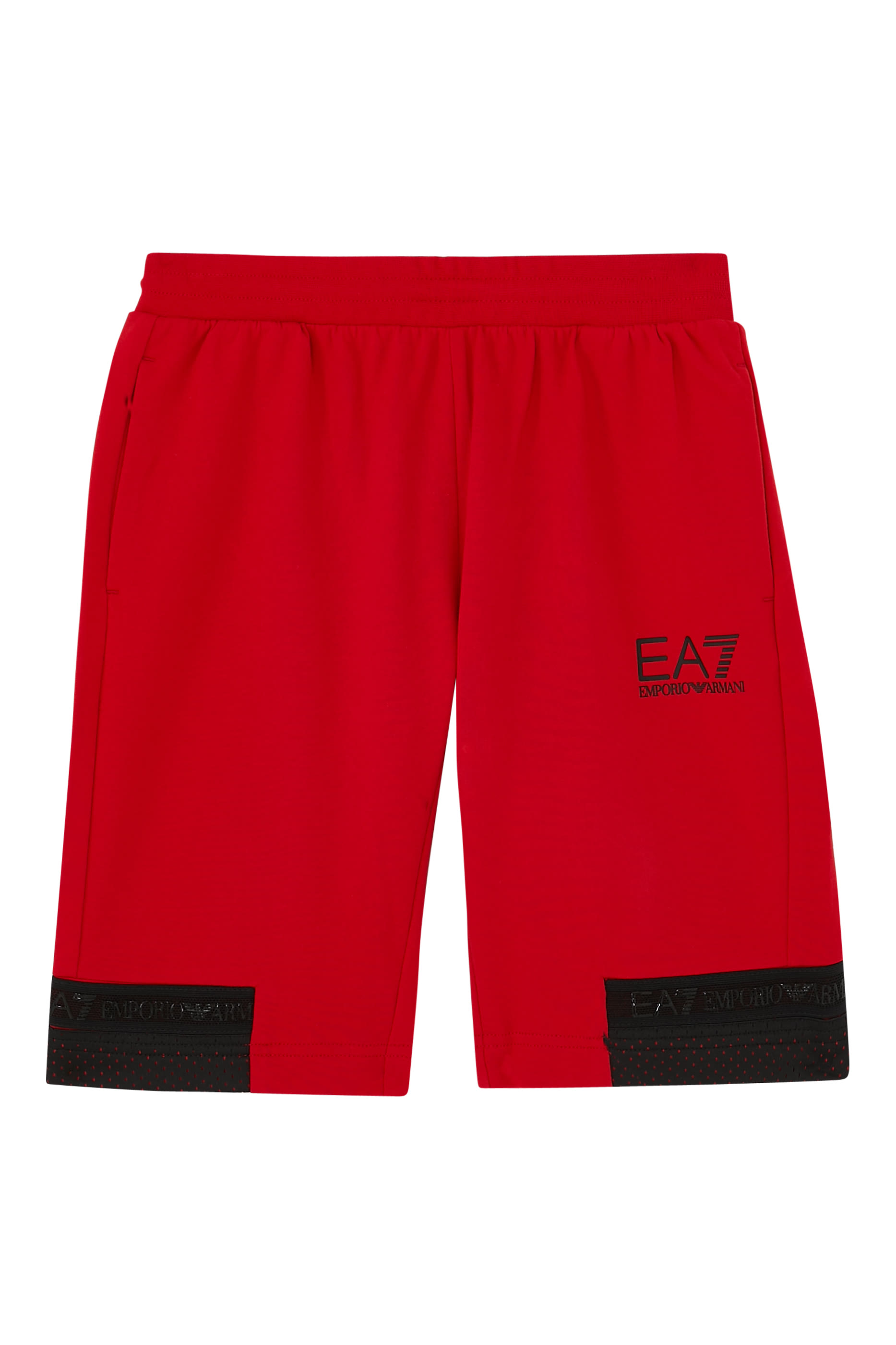 Kids EA7 Logo Bermuda Shorts