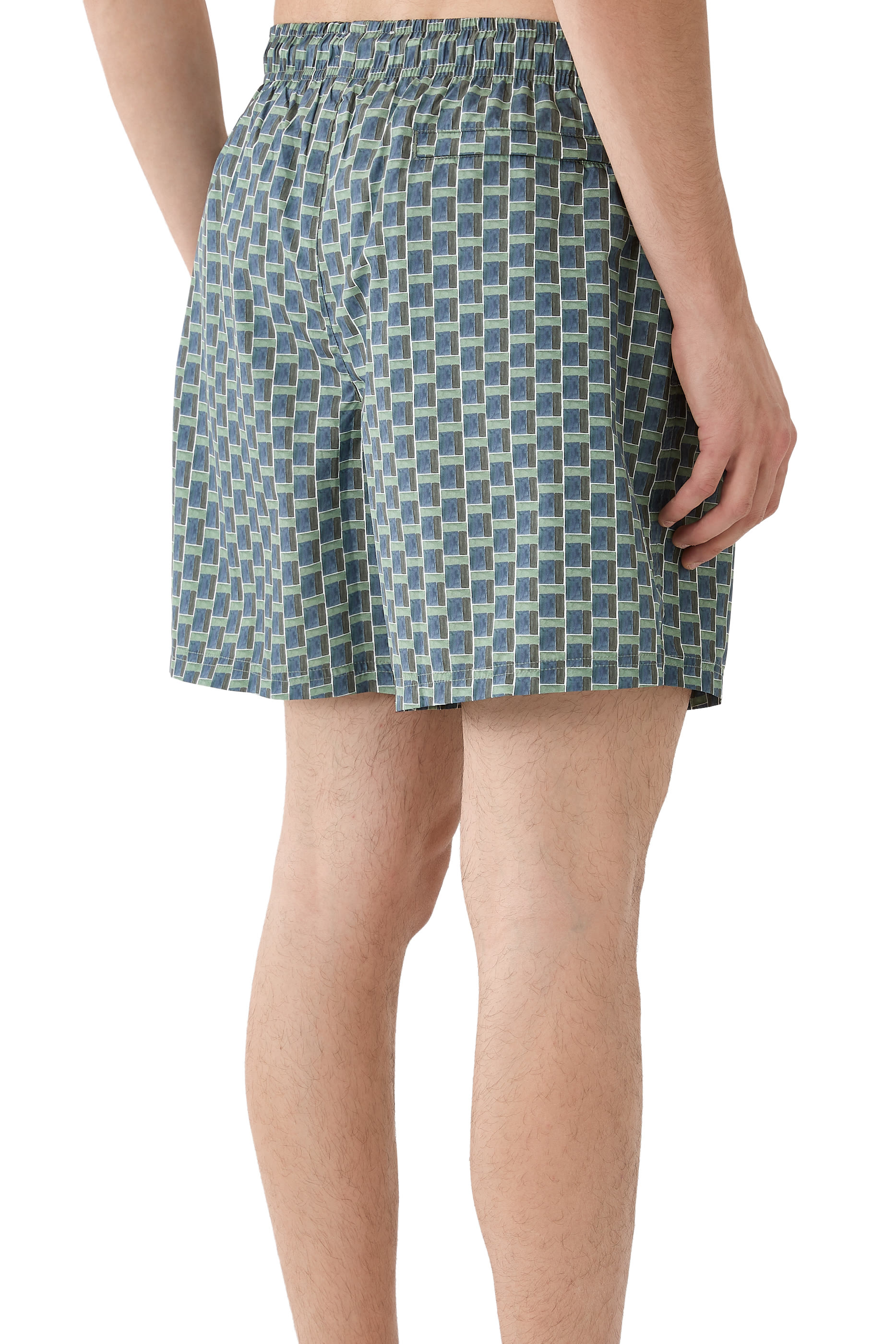 Geometrical Swim Shorts