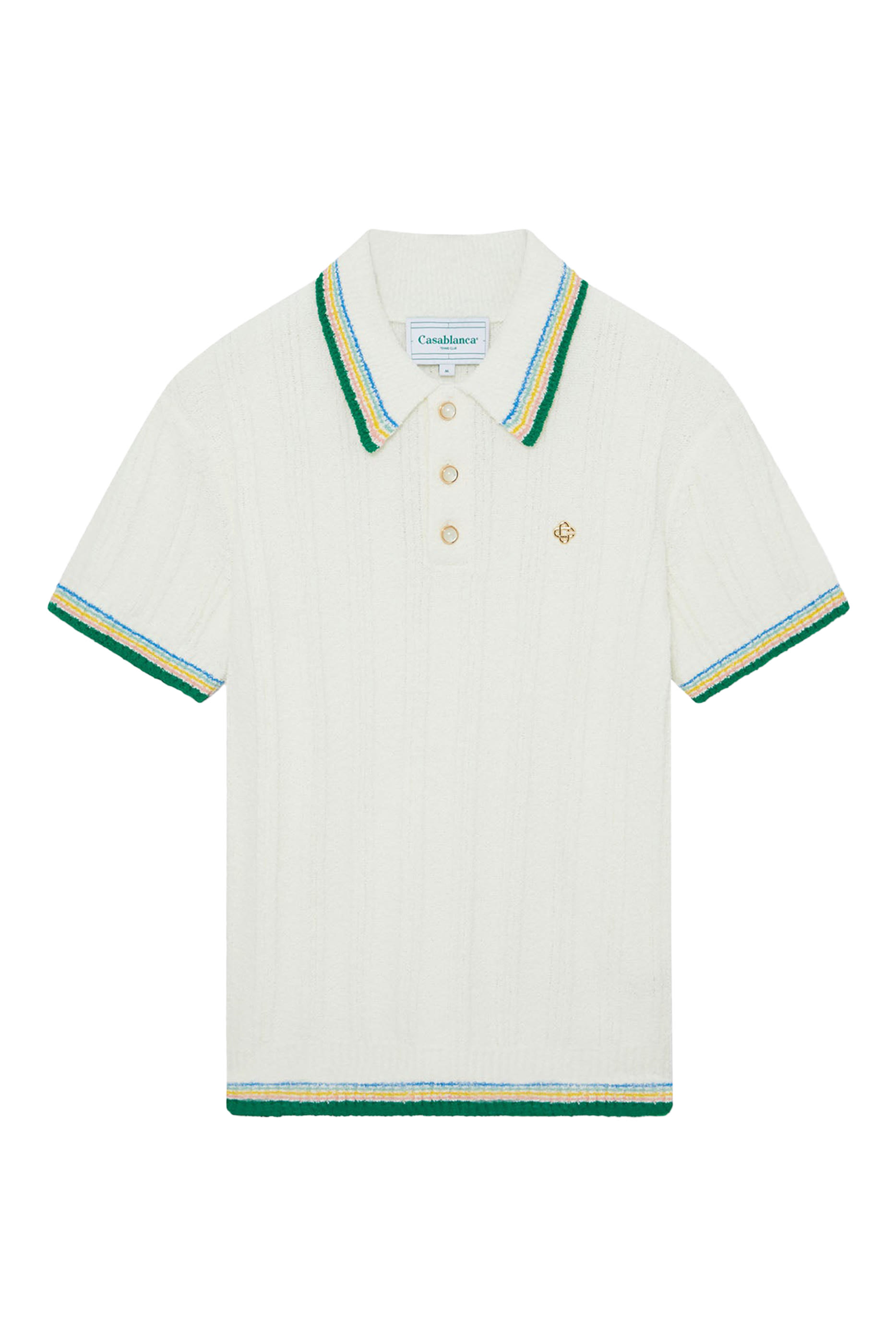 Rib Boucle Polo Shirt