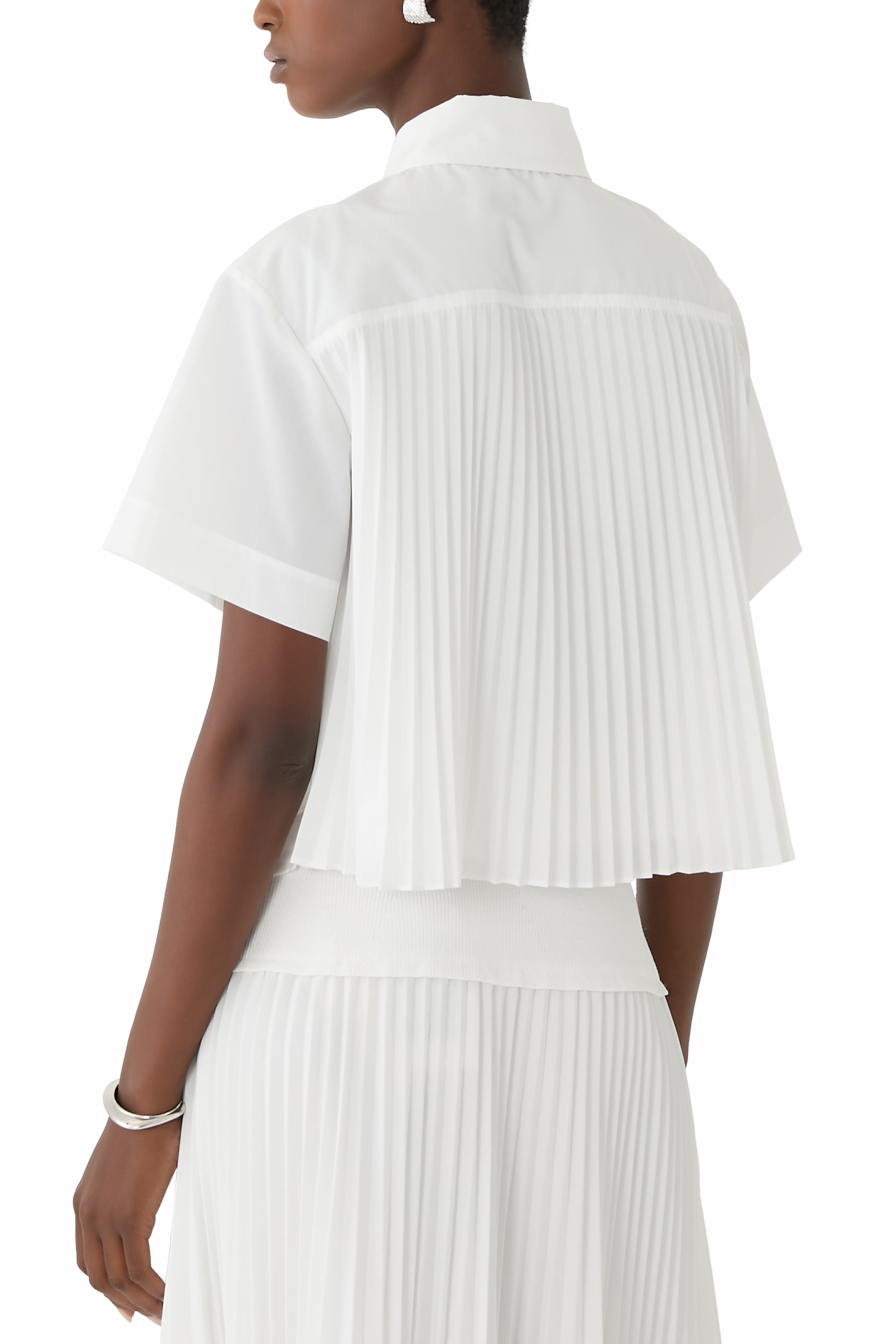 Bernie Cotton Pleated Shirt