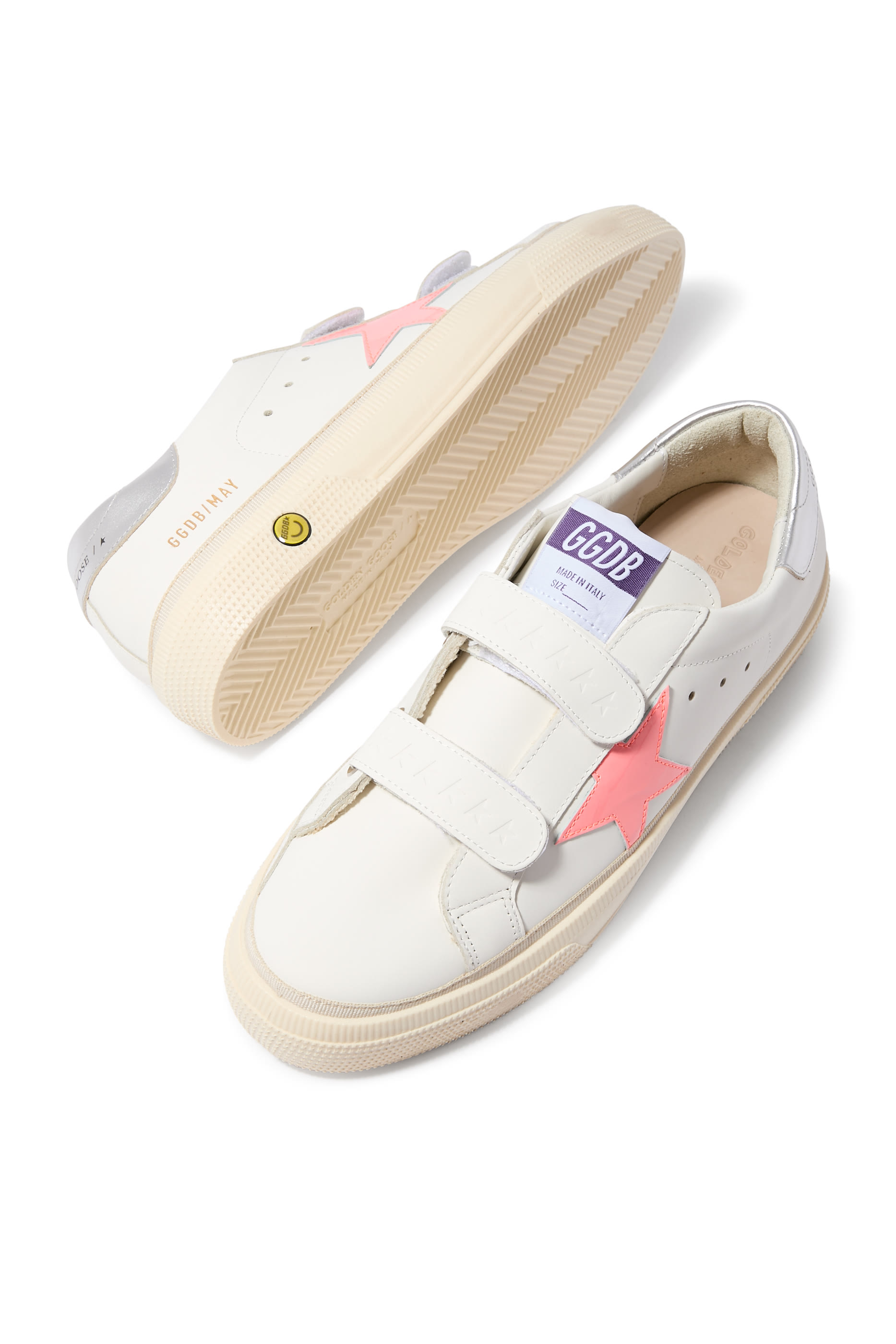 Kids May School Leather Sneakers