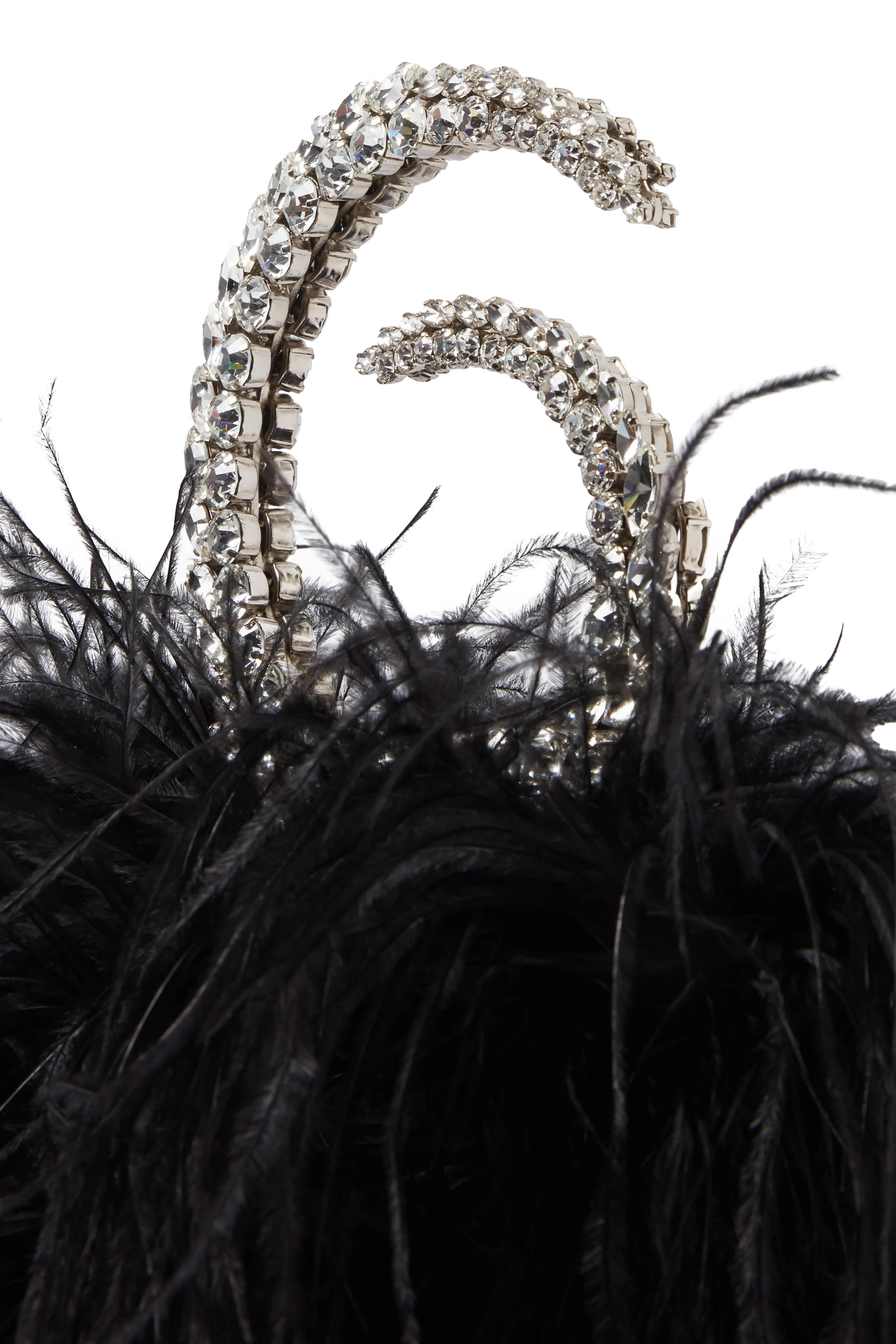 Karma Feather Clutch Bag