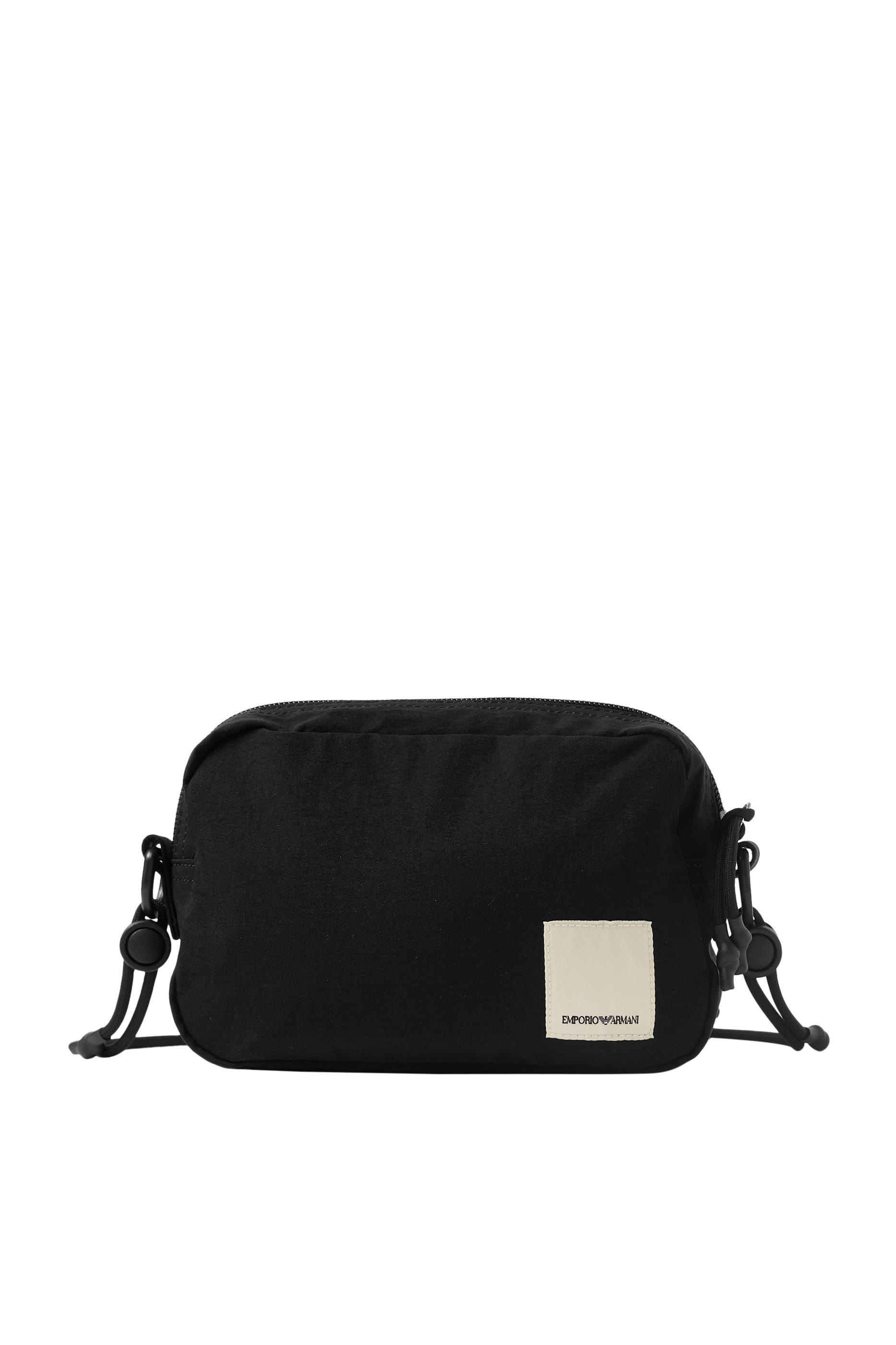 Logo Patch Nylon Crossbody Bag