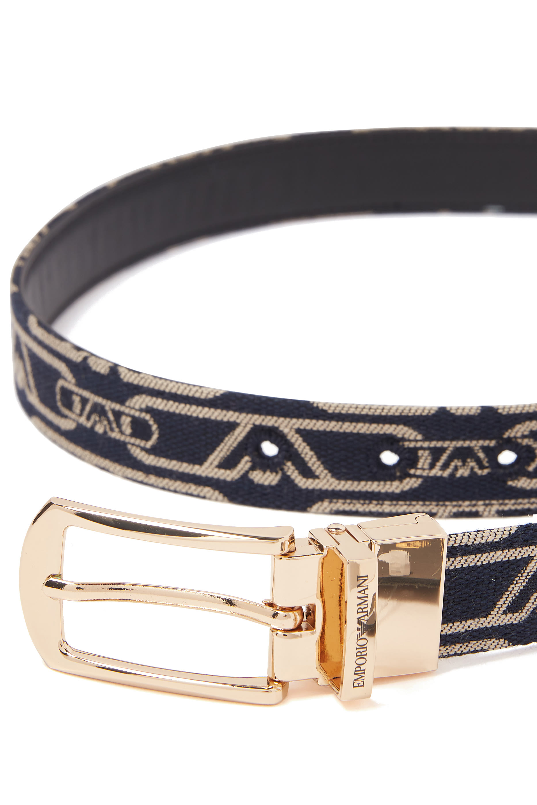 Logo Reversible Leather Belt