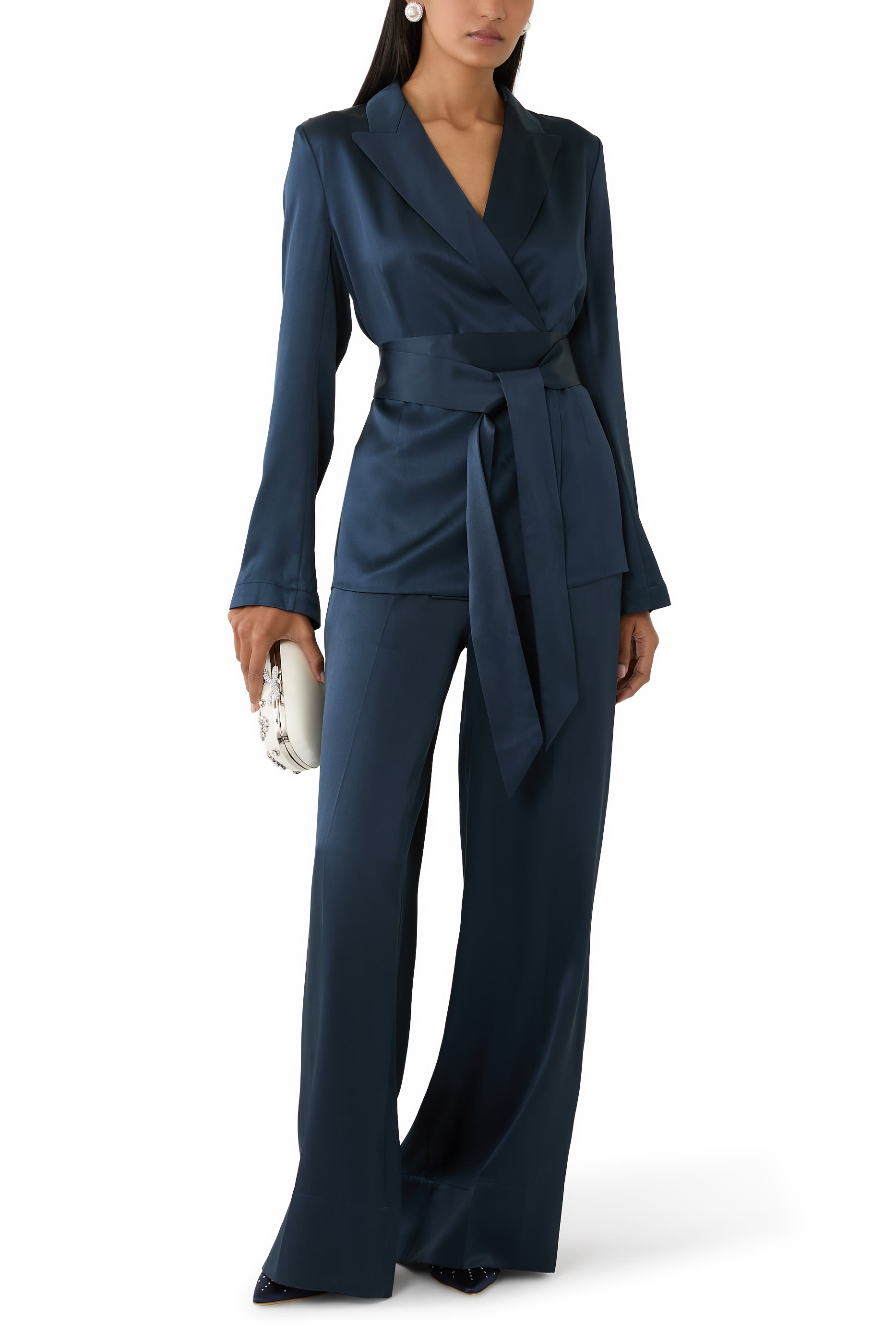 Archer Silk Satin Jacket