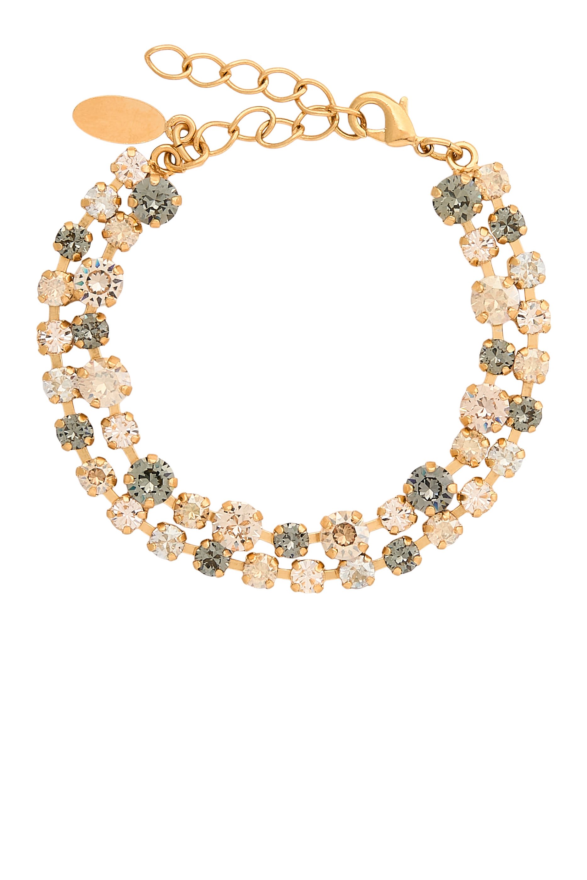 Mini Pomona Bracelet,  18K Gold Plated Raw Brass 