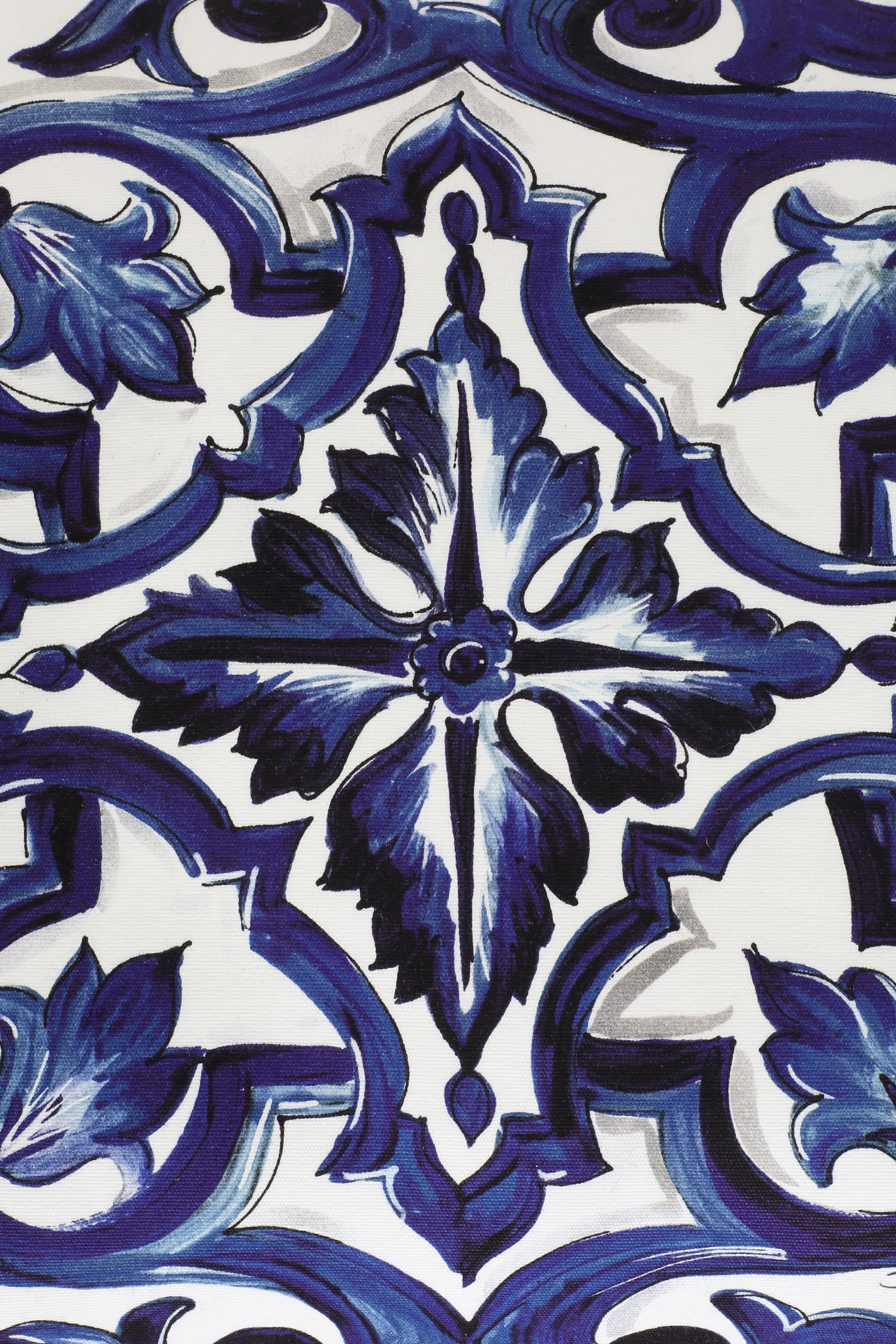 Blu Mediterraneo Small Canvas Cushion