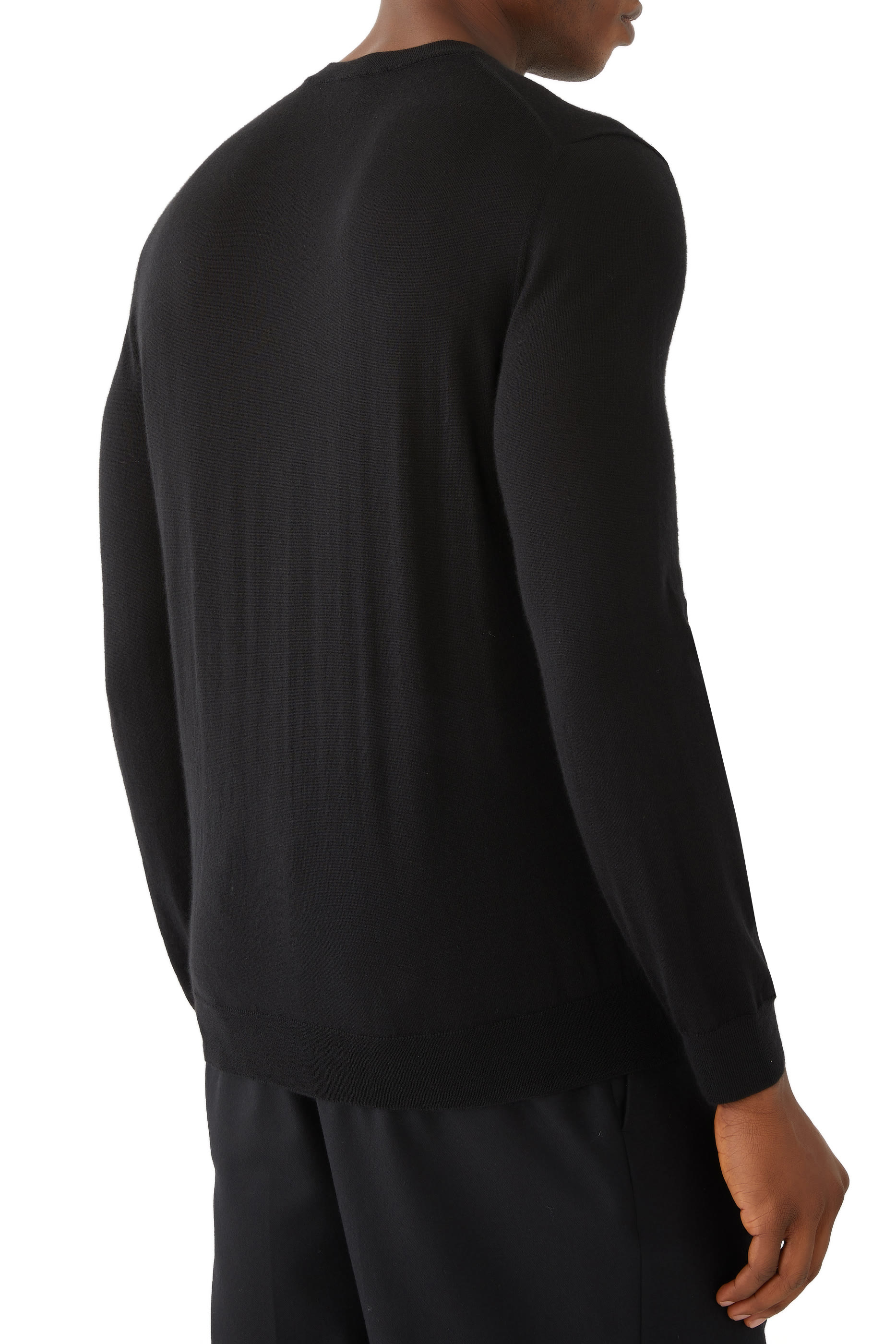 Cashmere and Silk Slim-Fit Crew Neck Sweater
