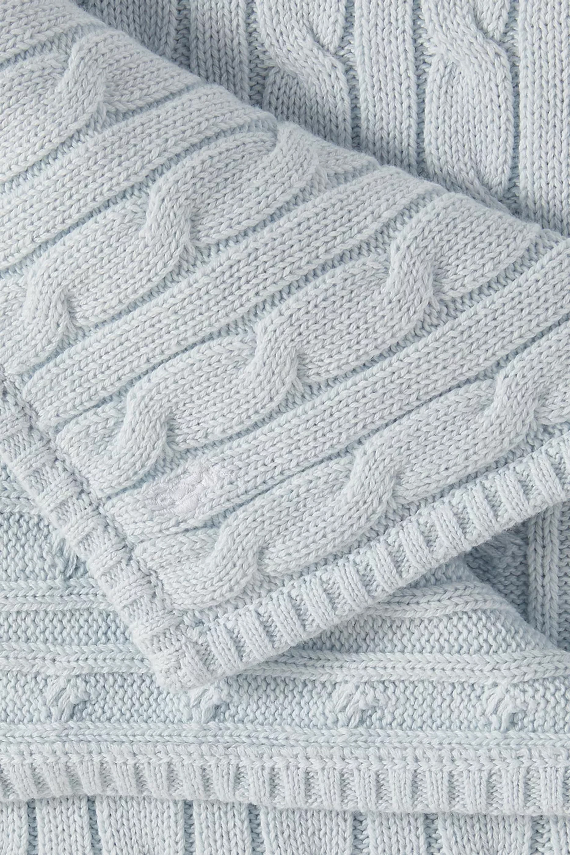 Kids Cable-Knit Blanket