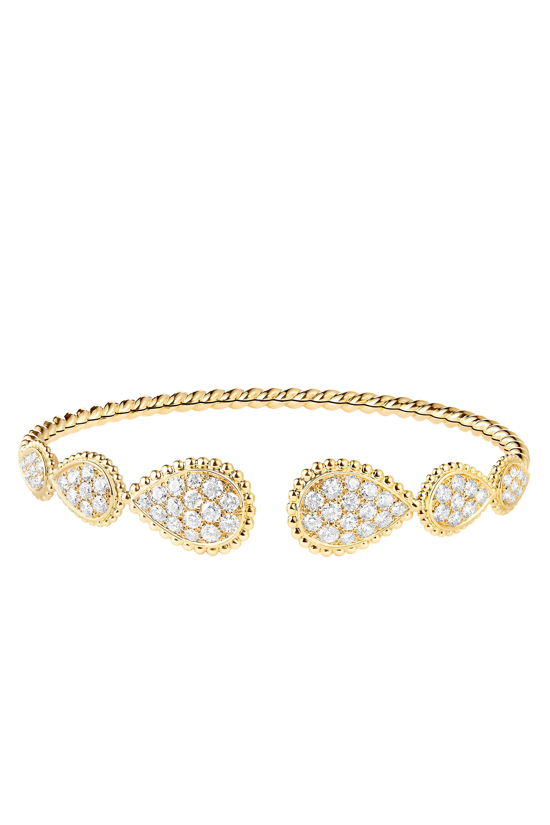 Serpent Bohème Bracelet, 18k Yellow Gold & Diamonds