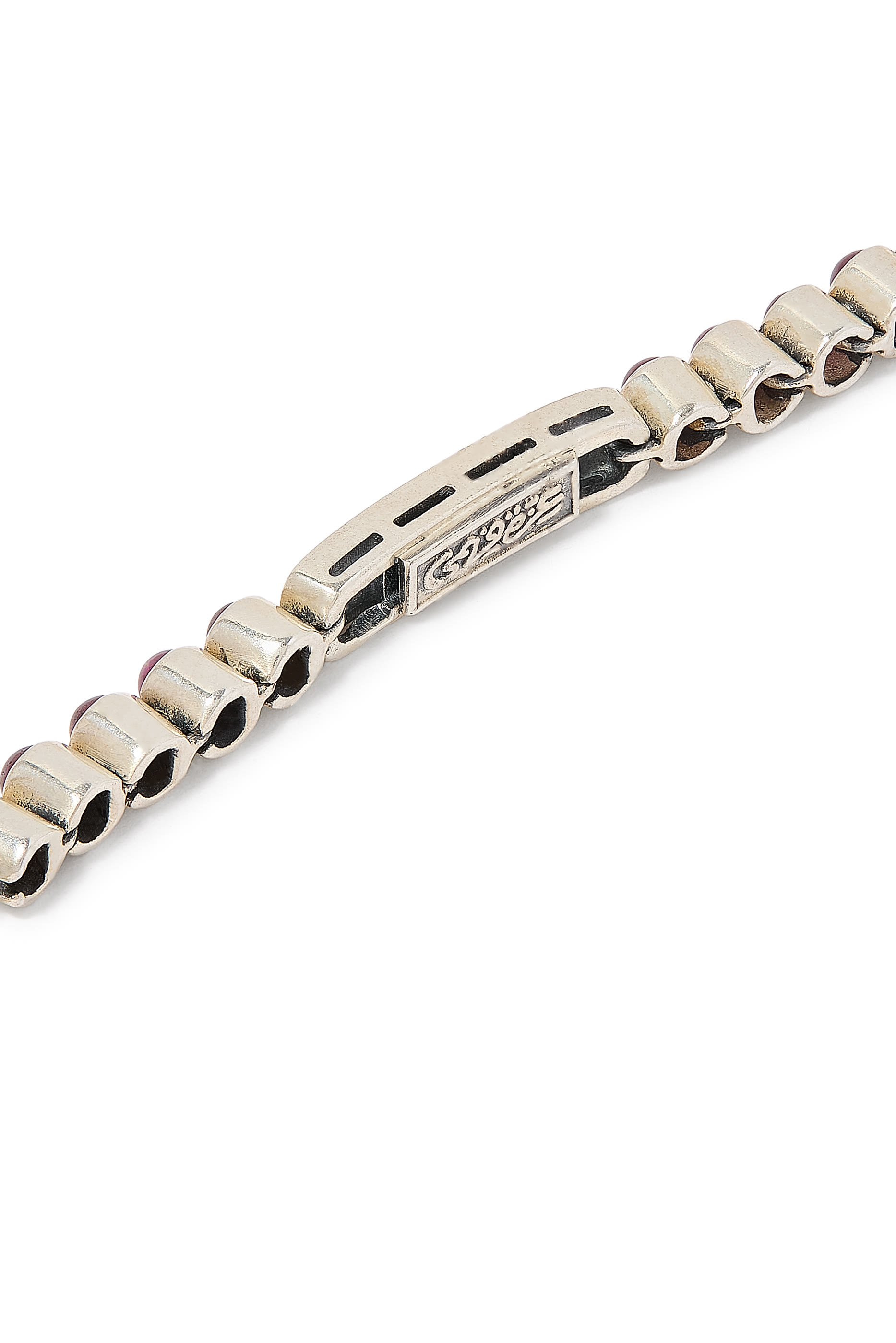 Confidence Wrap-Around Bracelet, Sterling Silver & Garnet