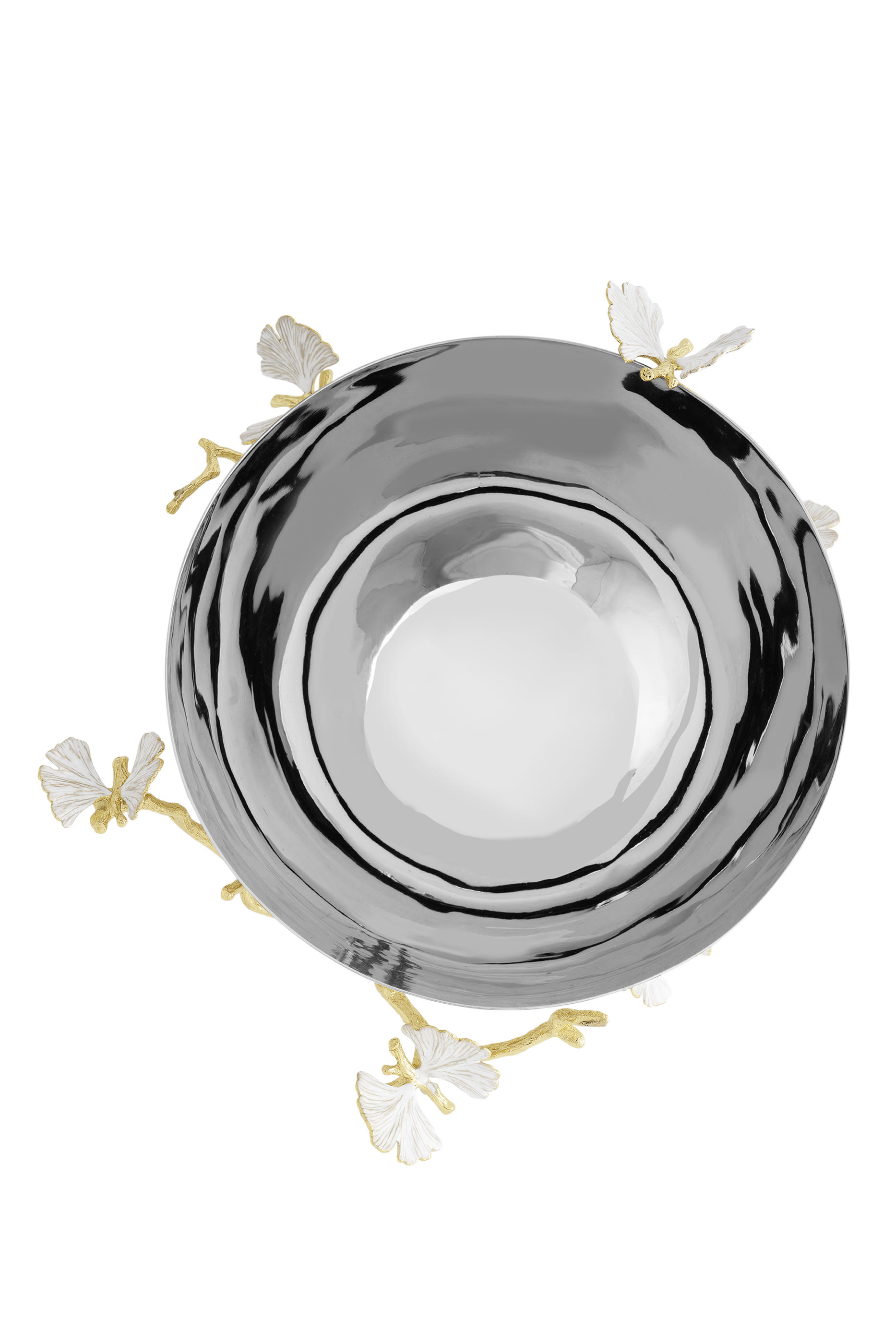 Butterfly Ginkgo Gold Bowl