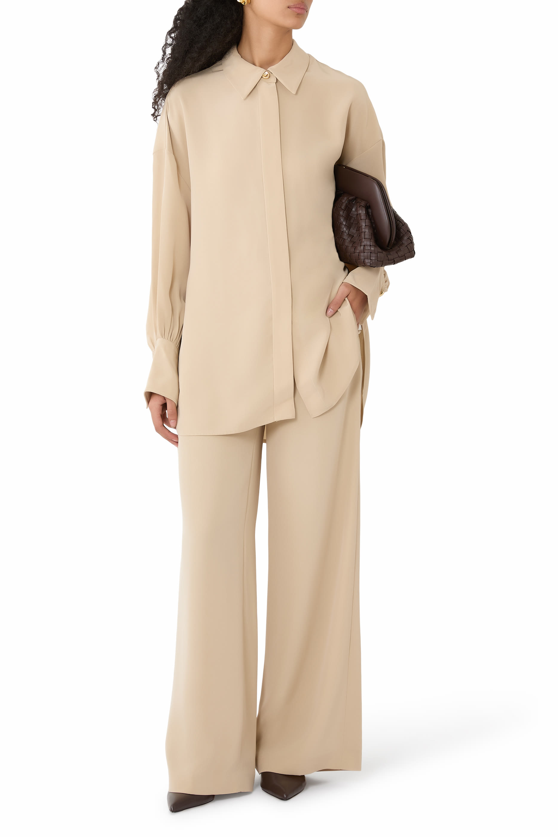 Camilia Satin Twill Blouse