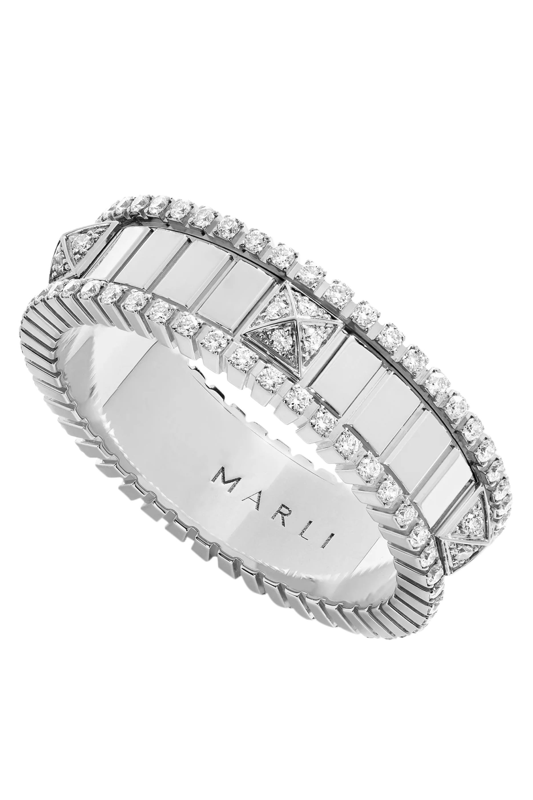 LIFE Ring, 18k White Gold & Diamonds